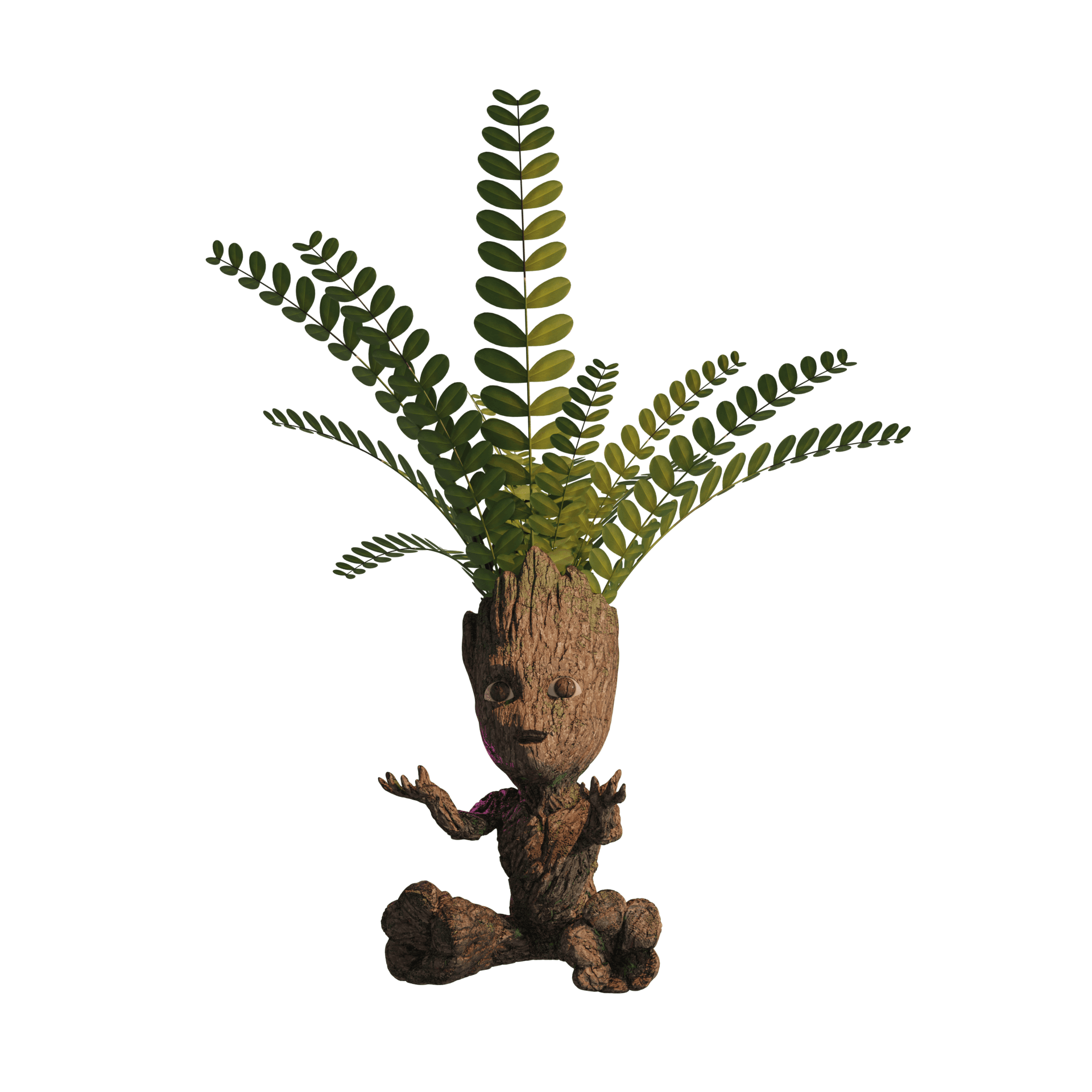 Baby Groot Pot 3d model