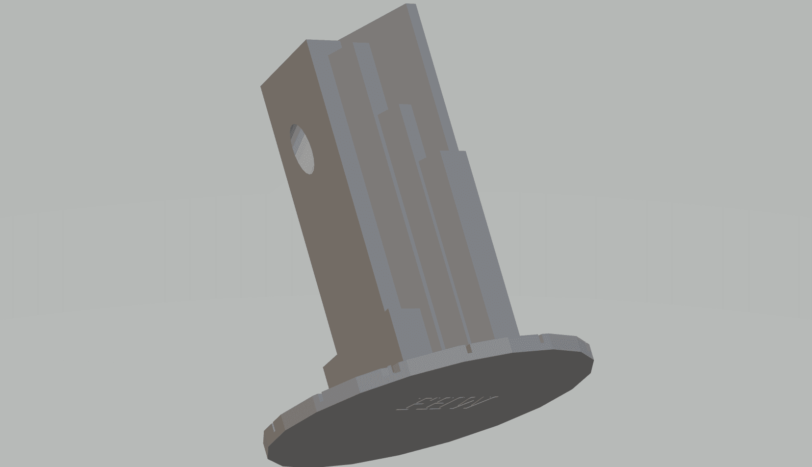 FHW:Concept pillar 50's right side view (BoD) 3d model