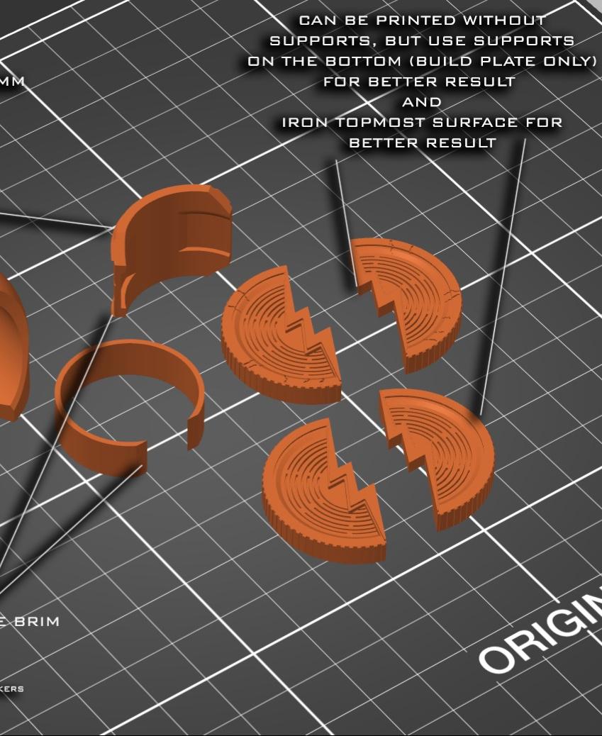 Barry Allen The Flash functional ring 3d model
