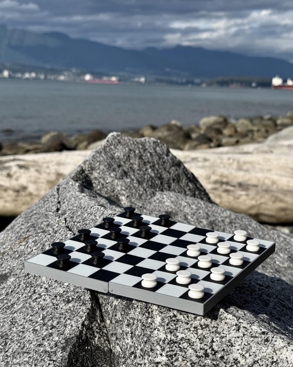 Magnetic Checkers by TeeTi3D 3d model