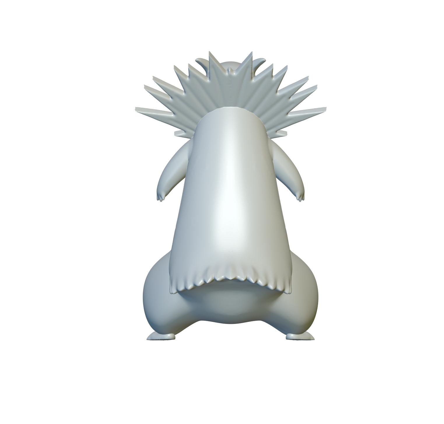 Pokemon Typhlosion #157 - Optimized for 3D Printing 3d model
