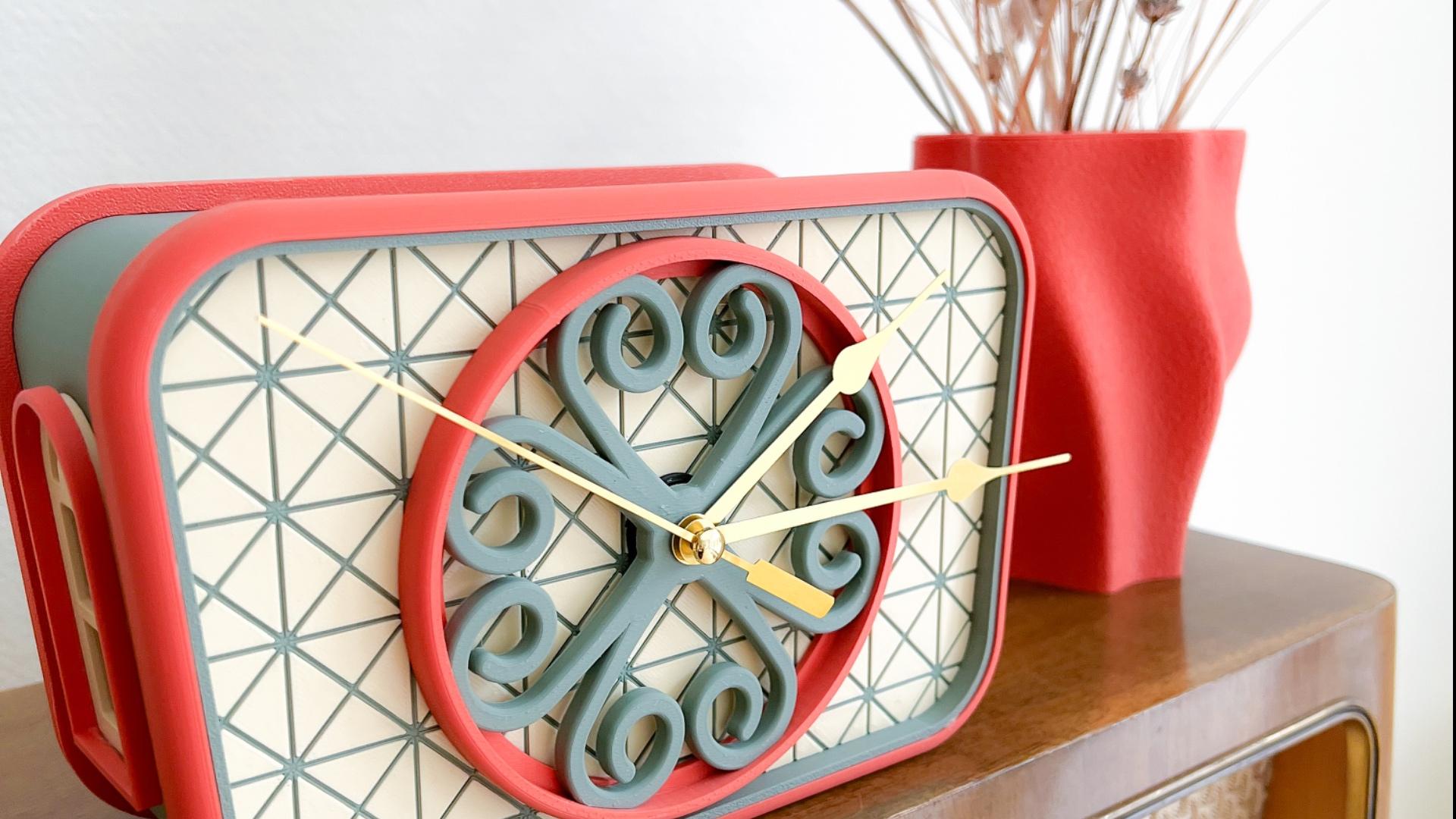 Vintage Clock - Beautiful vintage clock.
All polymaker filament - 3d model