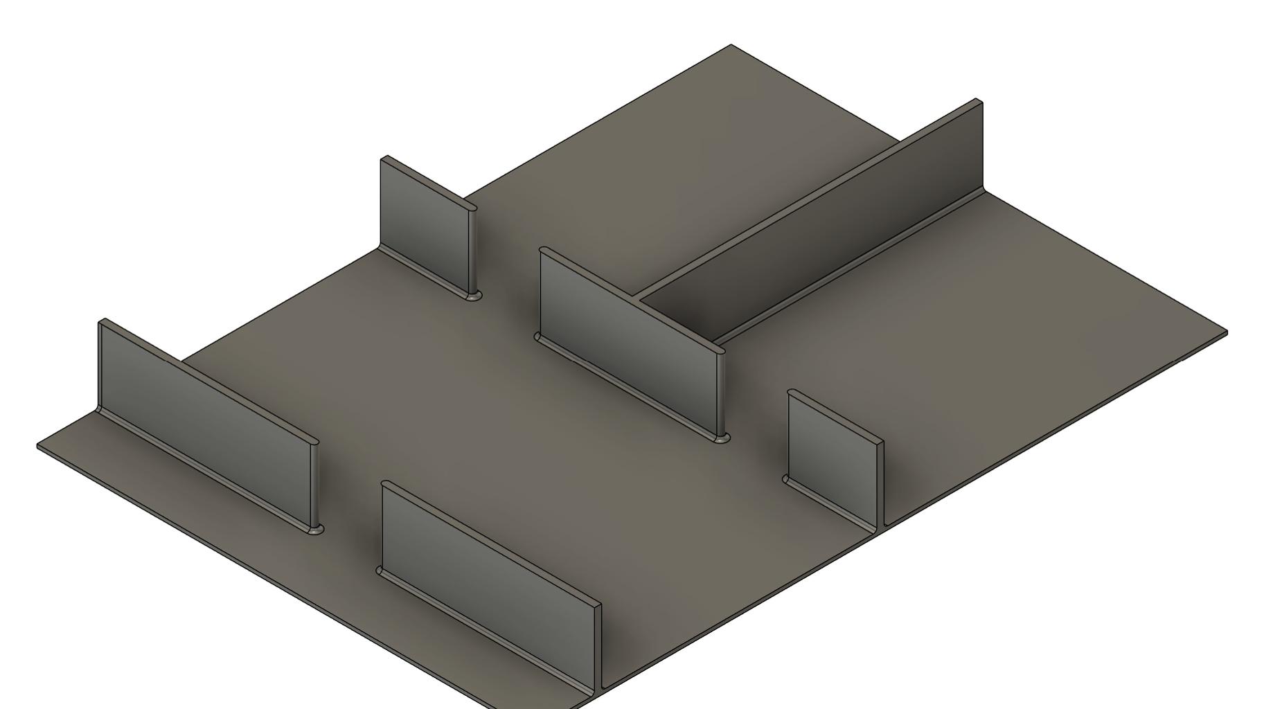 Cartographers / Kartografové insert with sleeves 3d model