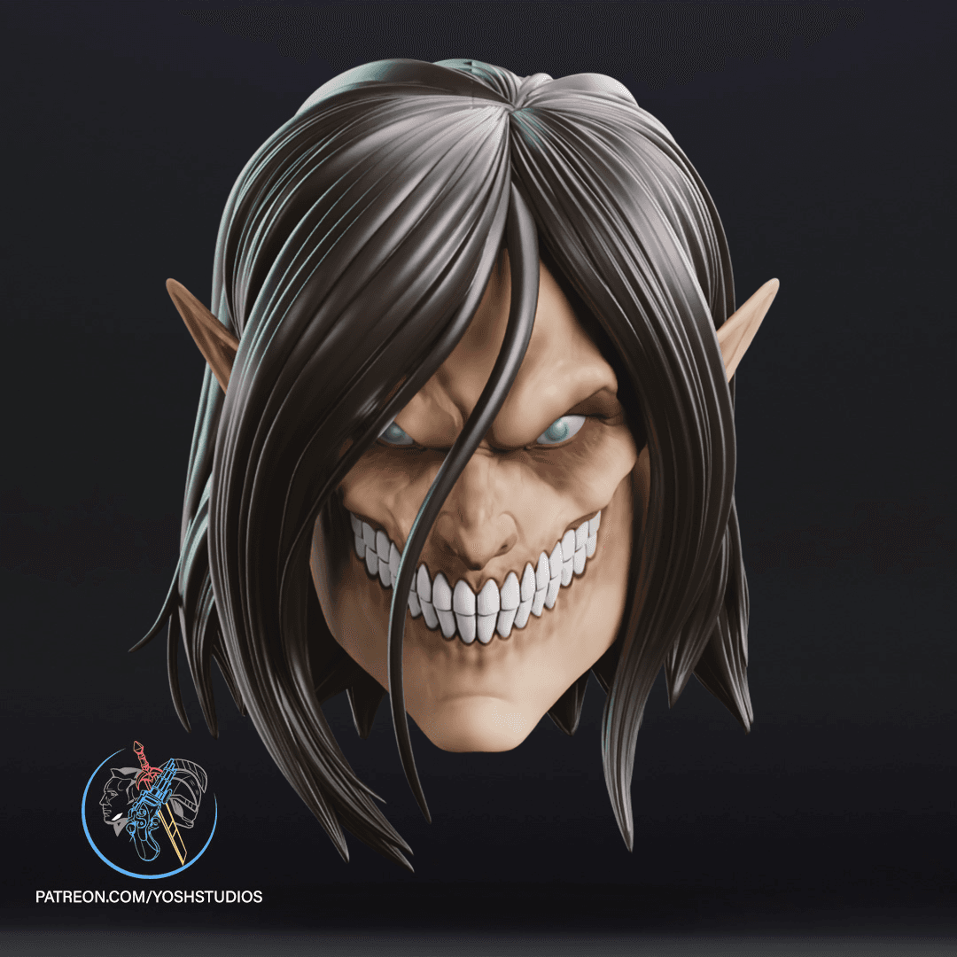 Attack Titan Mask 3D Print File STL 3d model