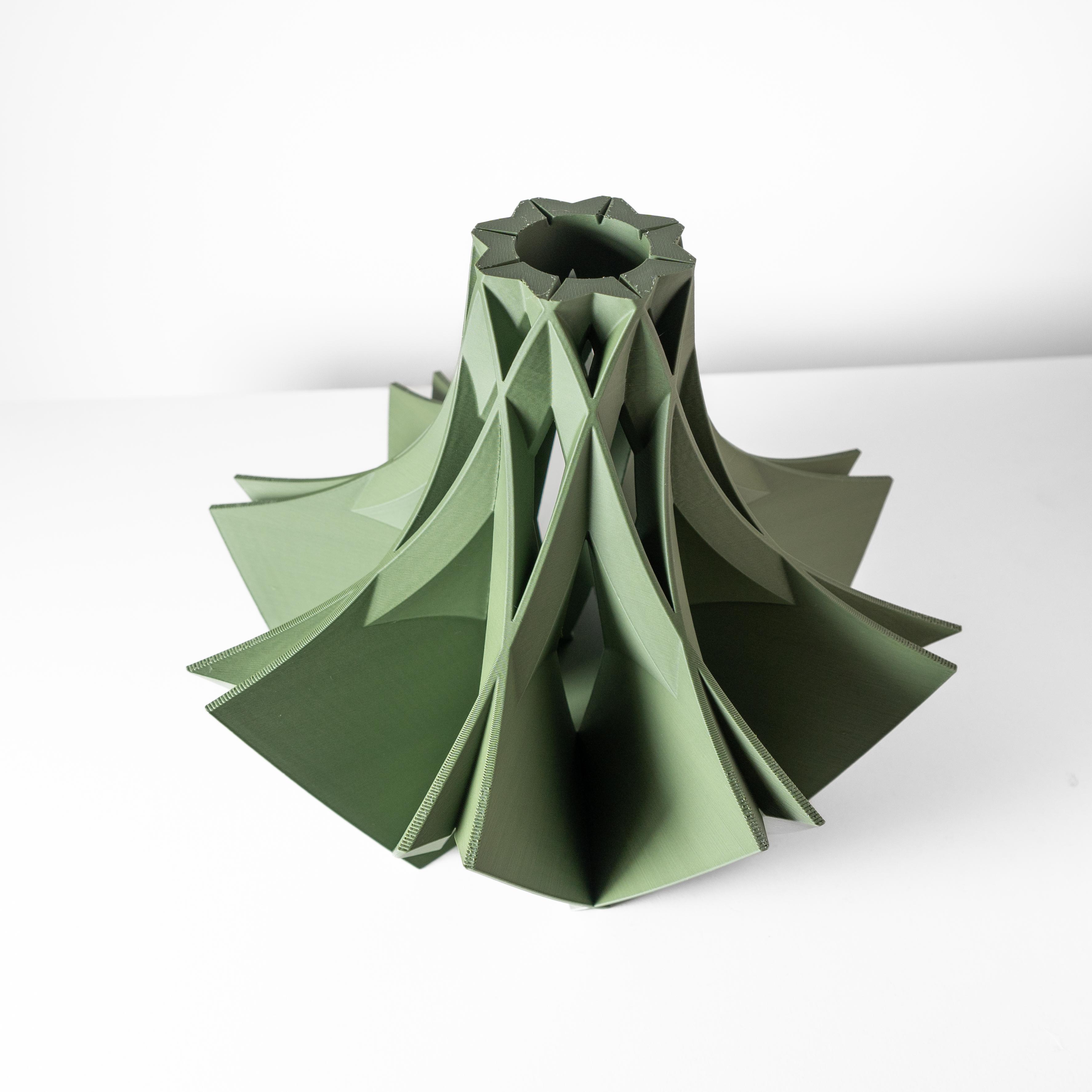 The Ramo Vase, Modern and Unique Home Decor for Dried and Preserved Flower Arrangement  | STL File 3d model