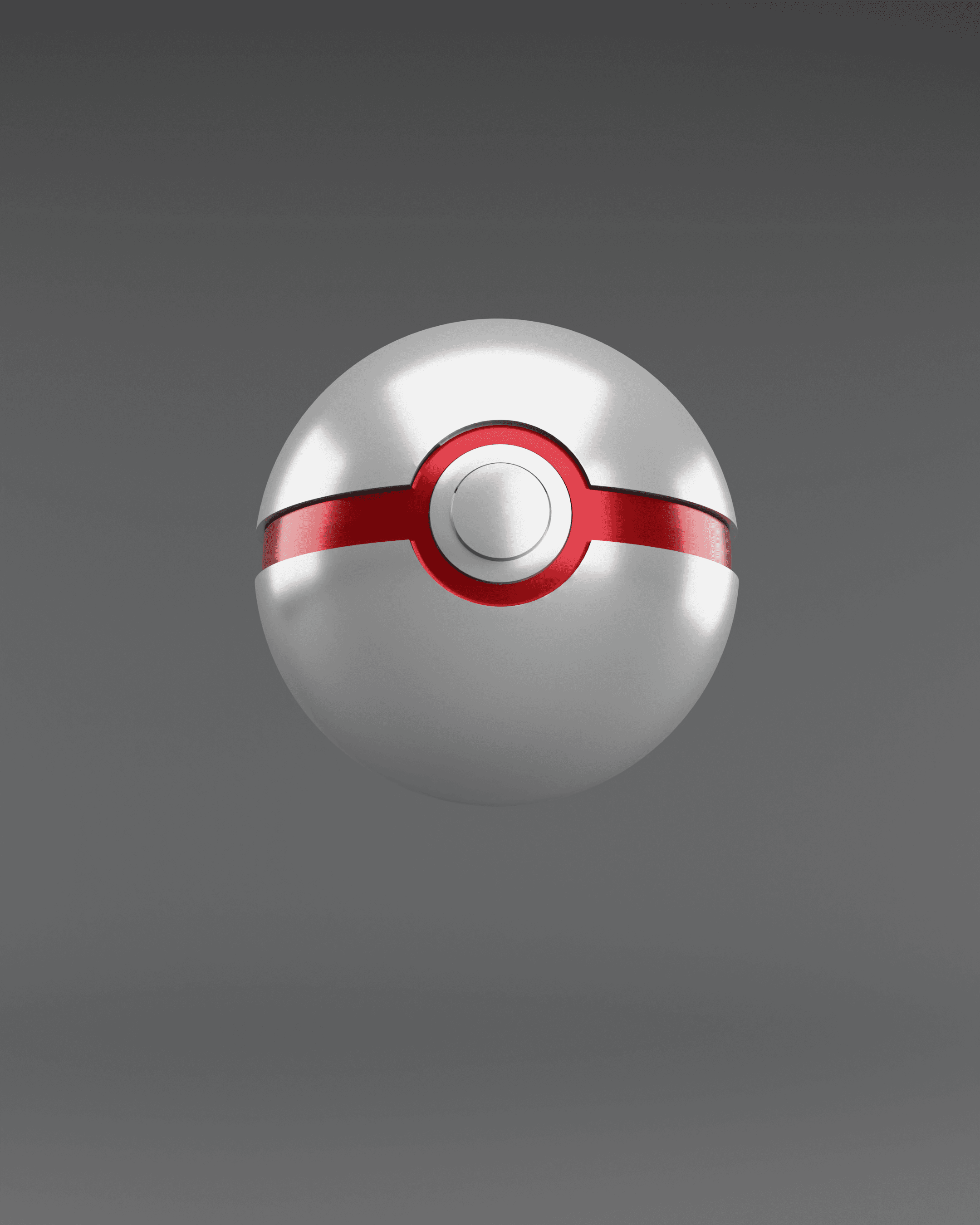 Opening Pokeball / Premier Ball - Fan Art 3d model