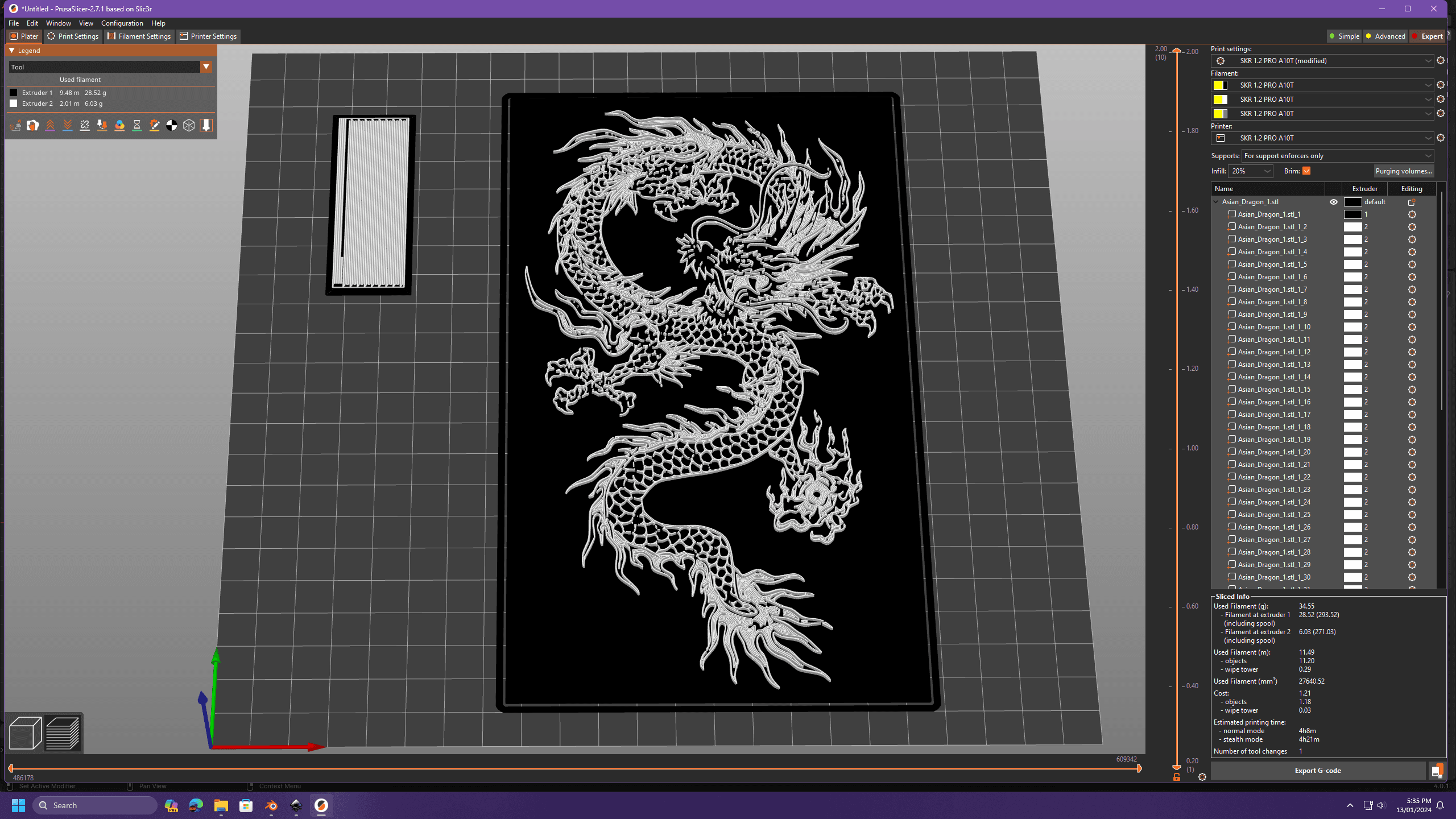 Year of the Dragon 1 3d model