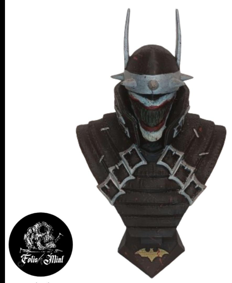 Batman Who Laughs Bust (Pre-Supported) 3d model
