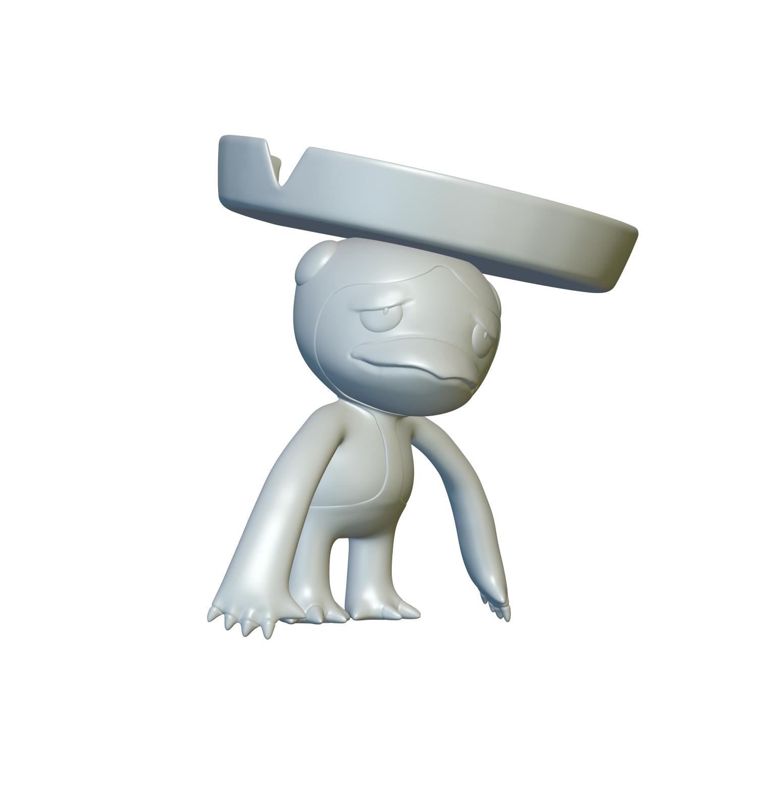 Pokemon Lombre #271 - Optimized for 3D Printing 3d model