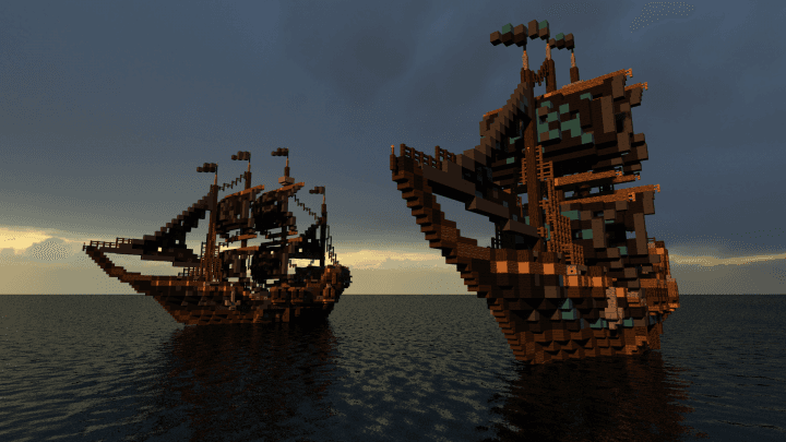 MInecraft Pirate Battle 3d model