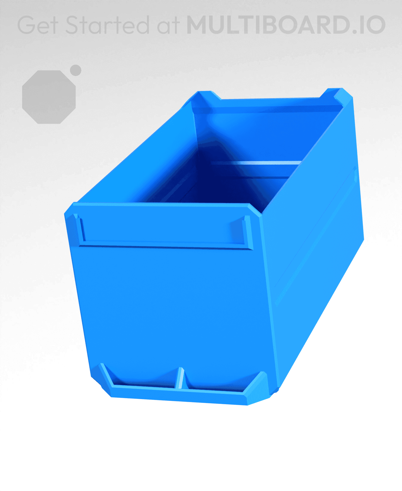 2x2x3.5-Deep - Multibin Simple Drawer 3d model