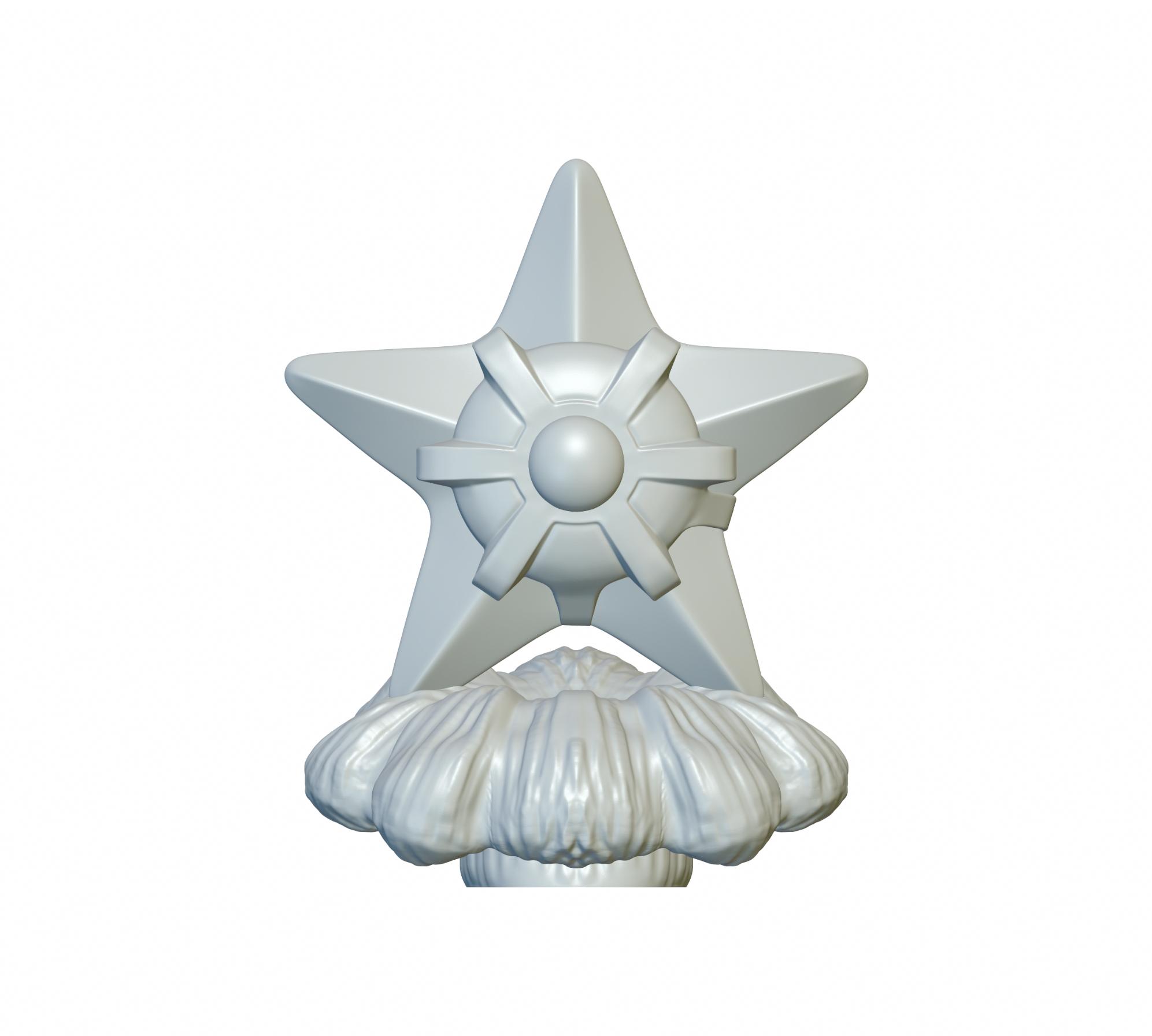 Pokemon Staryu #120 - Optimized for 3D Printing 3d model