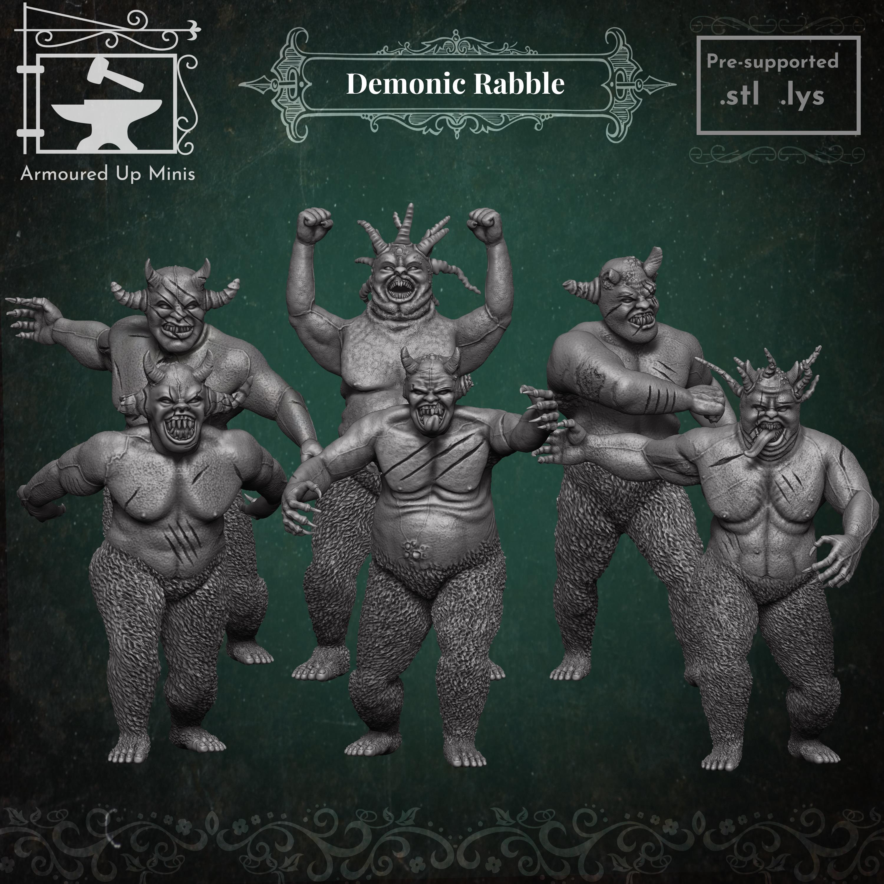Demonic Rabble 3d model