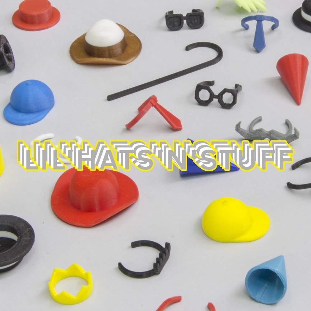 Painter's Brush Stache // Lil'Hats'N'Stuff 3d model