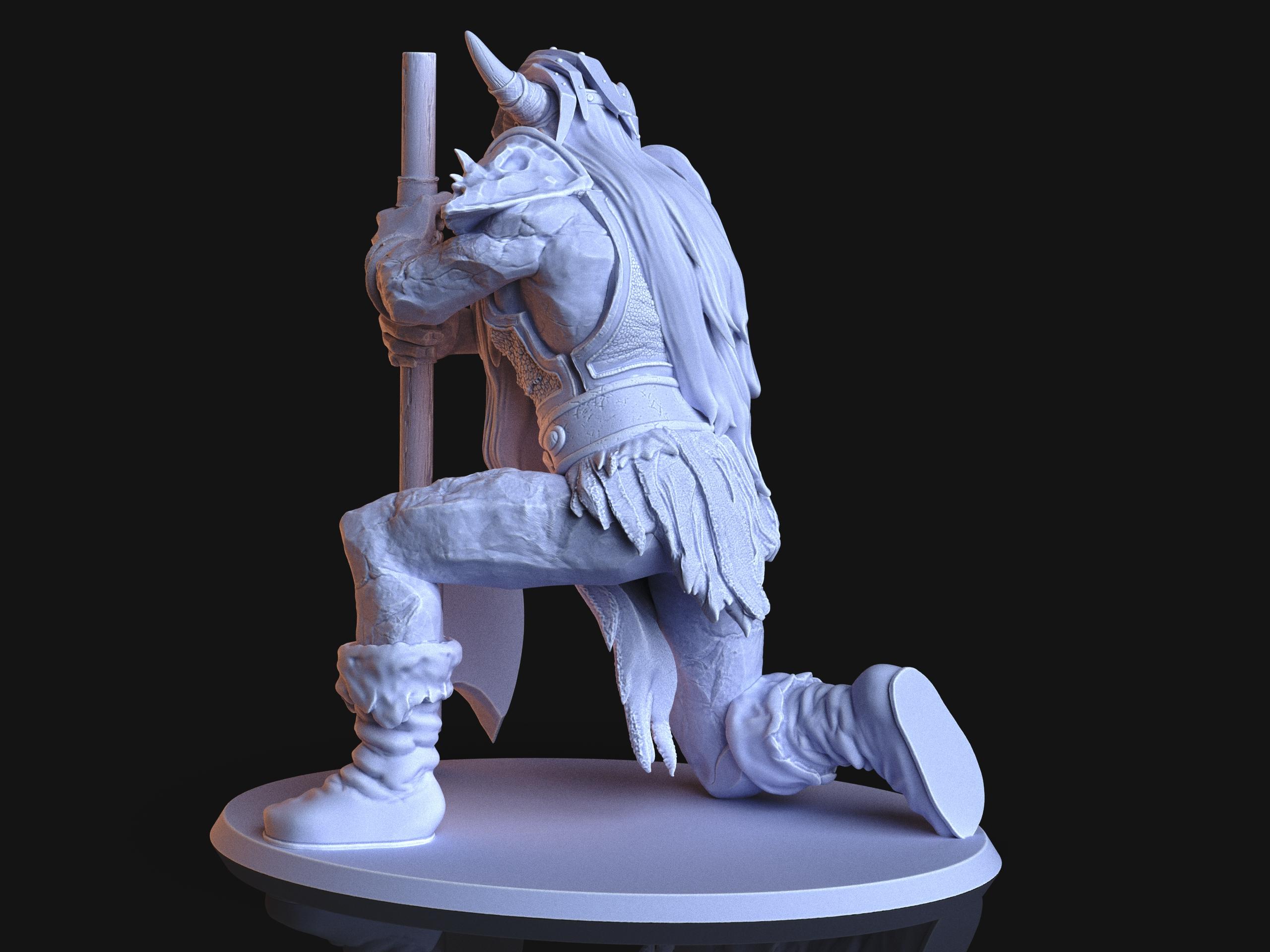 frost Giant pack of 2 miniatures 3d model