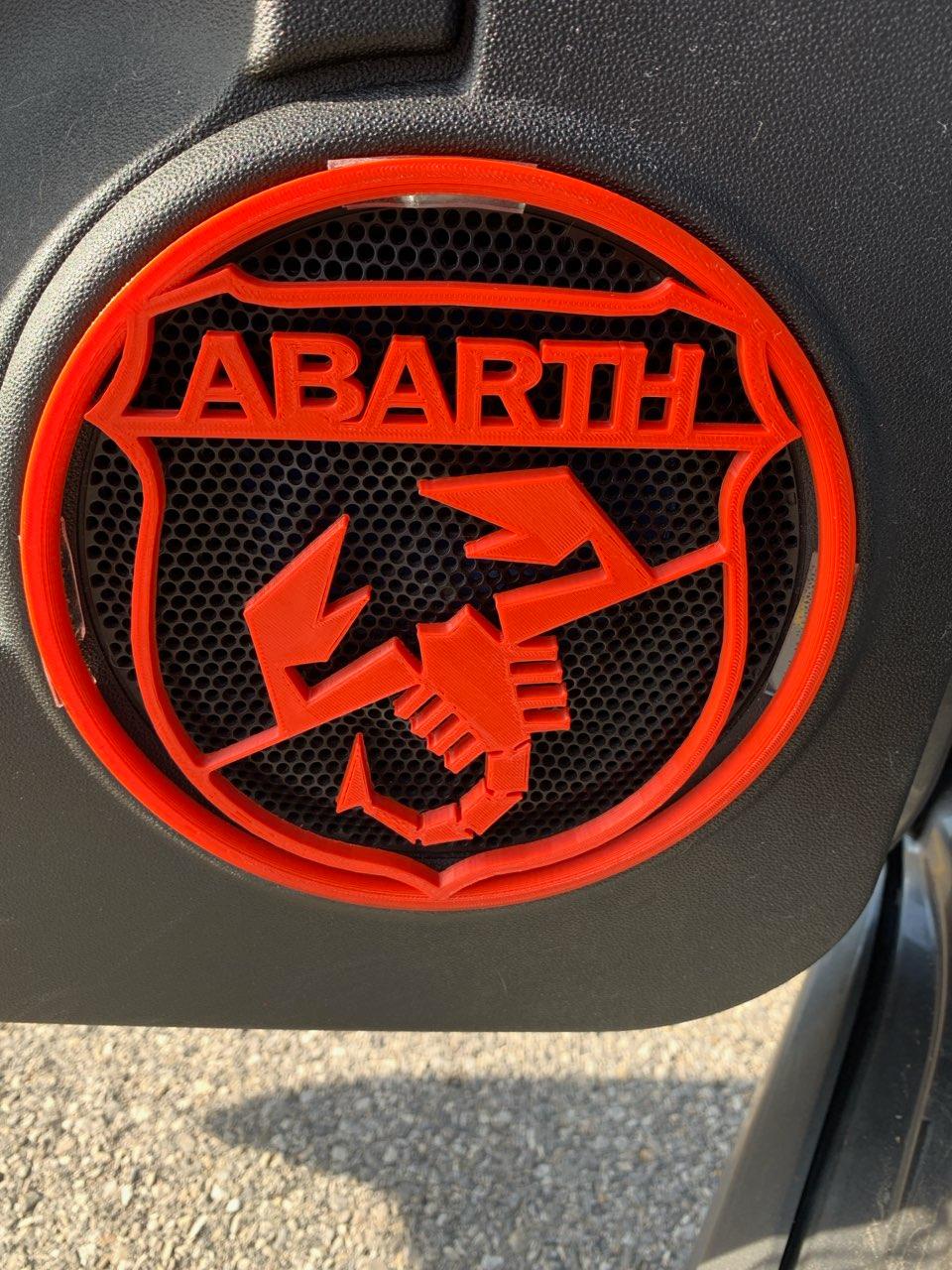 Fiat 500 Abarth Front Door Speaker Grille 3d model