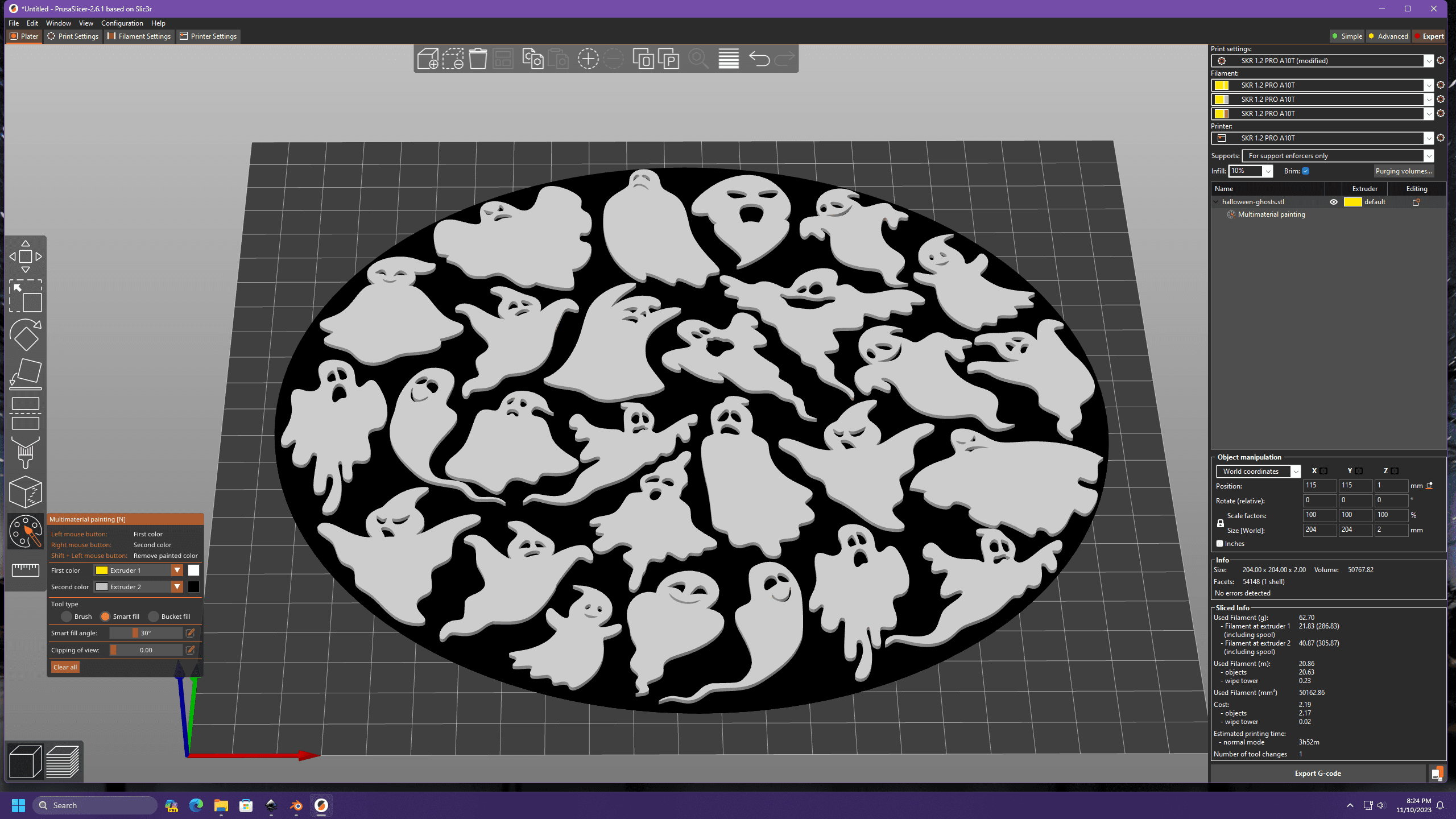 Plate of Ghosts 3d model