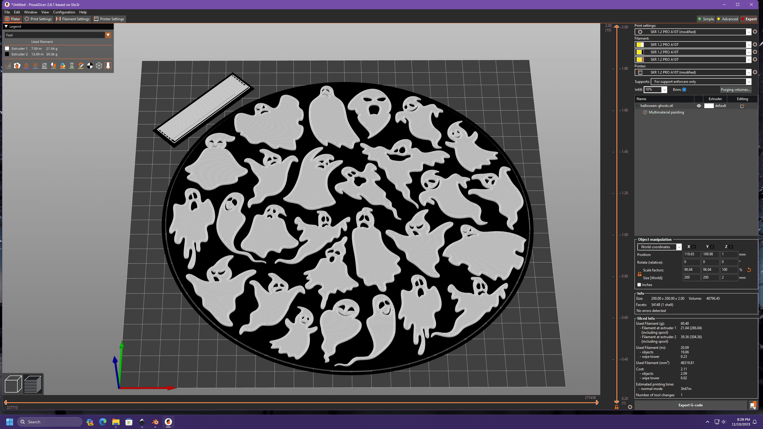 Plate of Ghosts 3d model