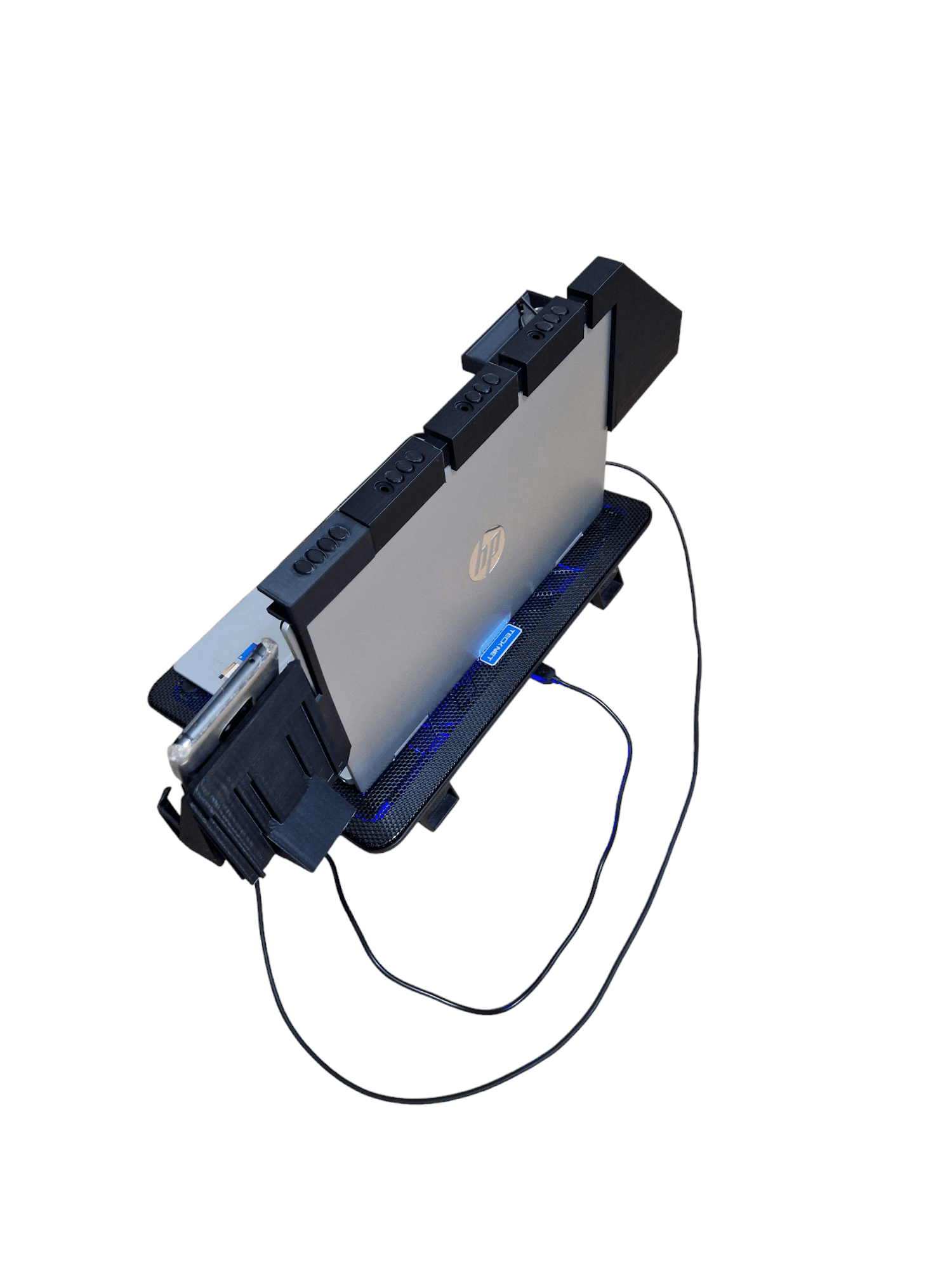 Laptop phone holder.stl 3d model