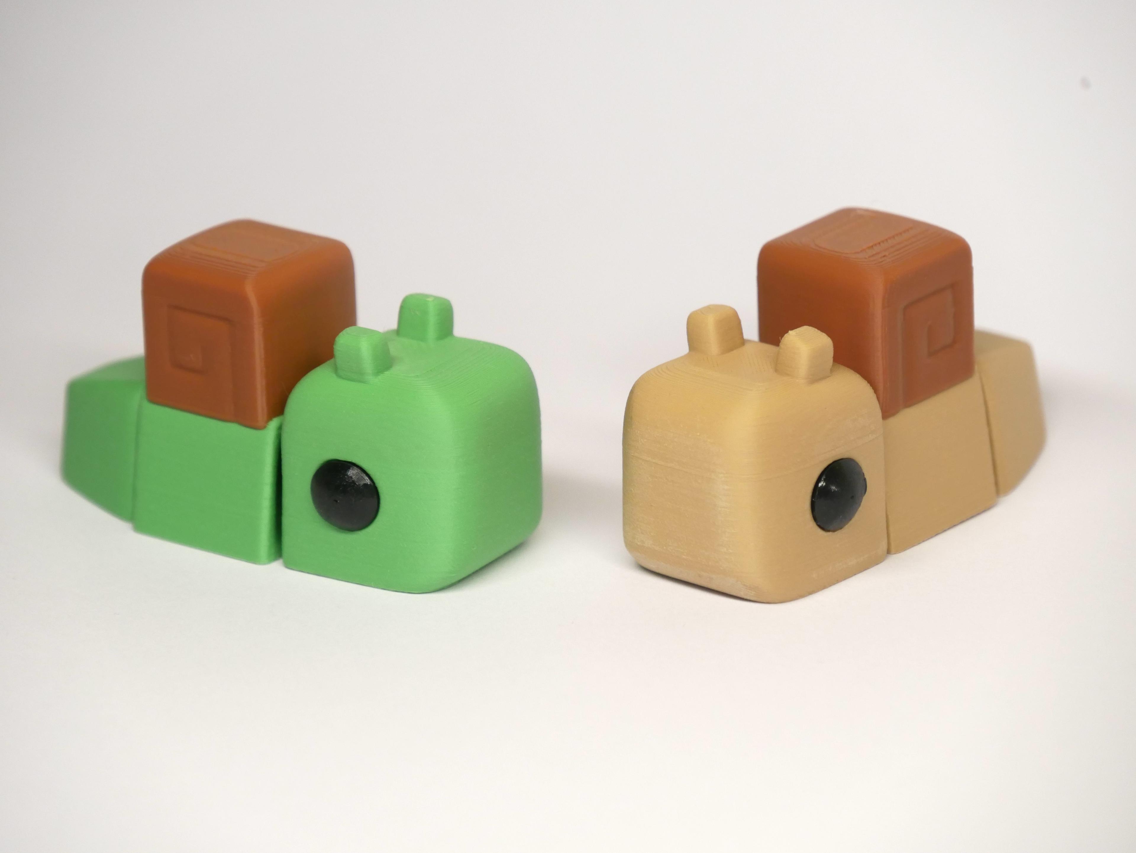 Articulated Cube Snail 3d model