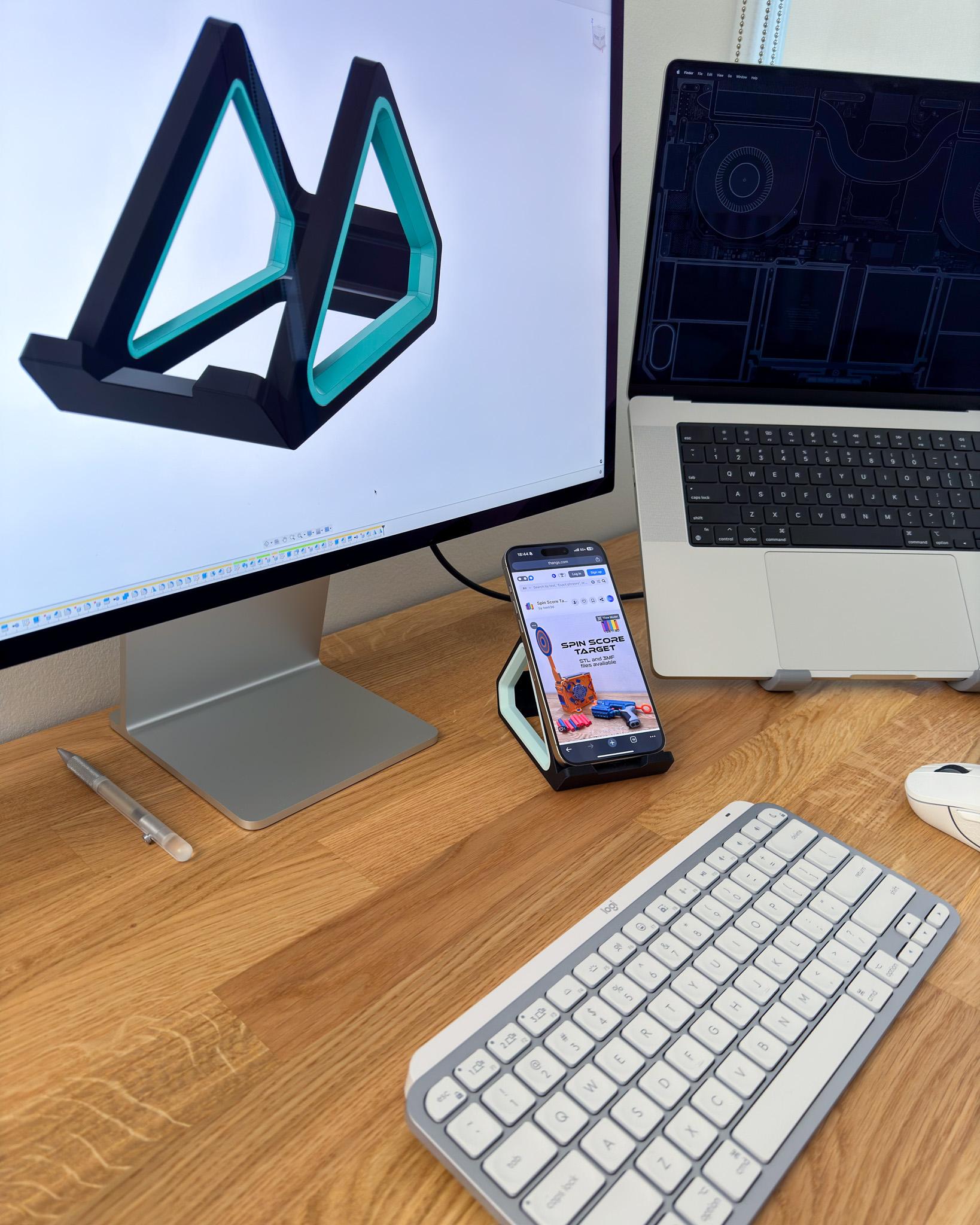 Phone stand 01 by TeeTi3D 3d model