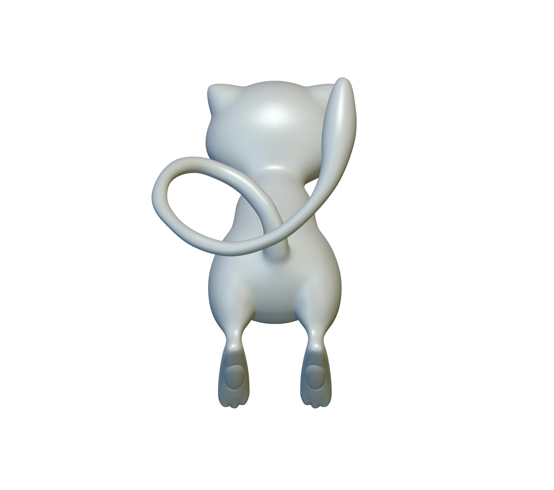 Pokemon Mew #151 - Optimized for 3D Printing 3d model