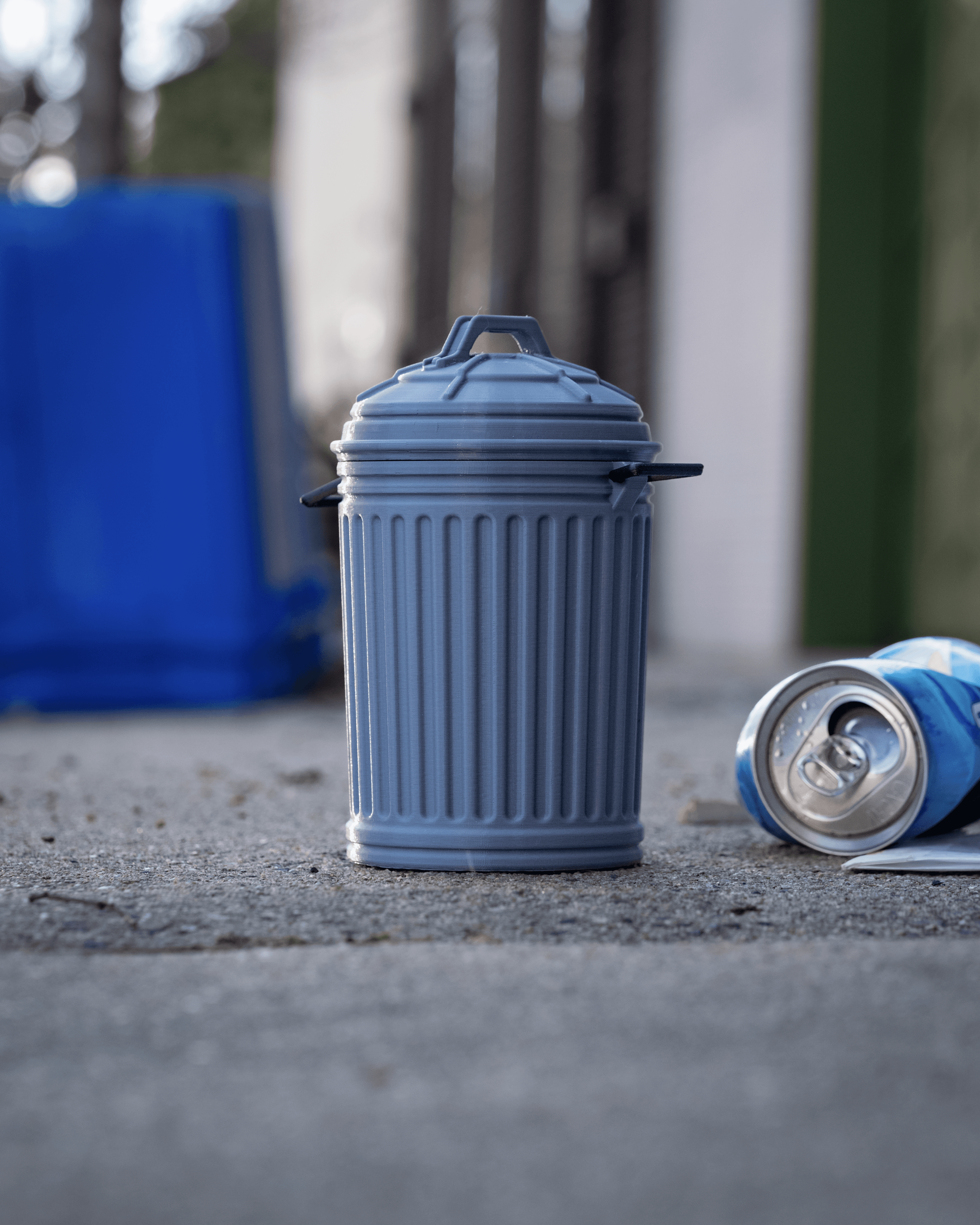 Metal Trash Can - 12oz Can Cup 3d model
