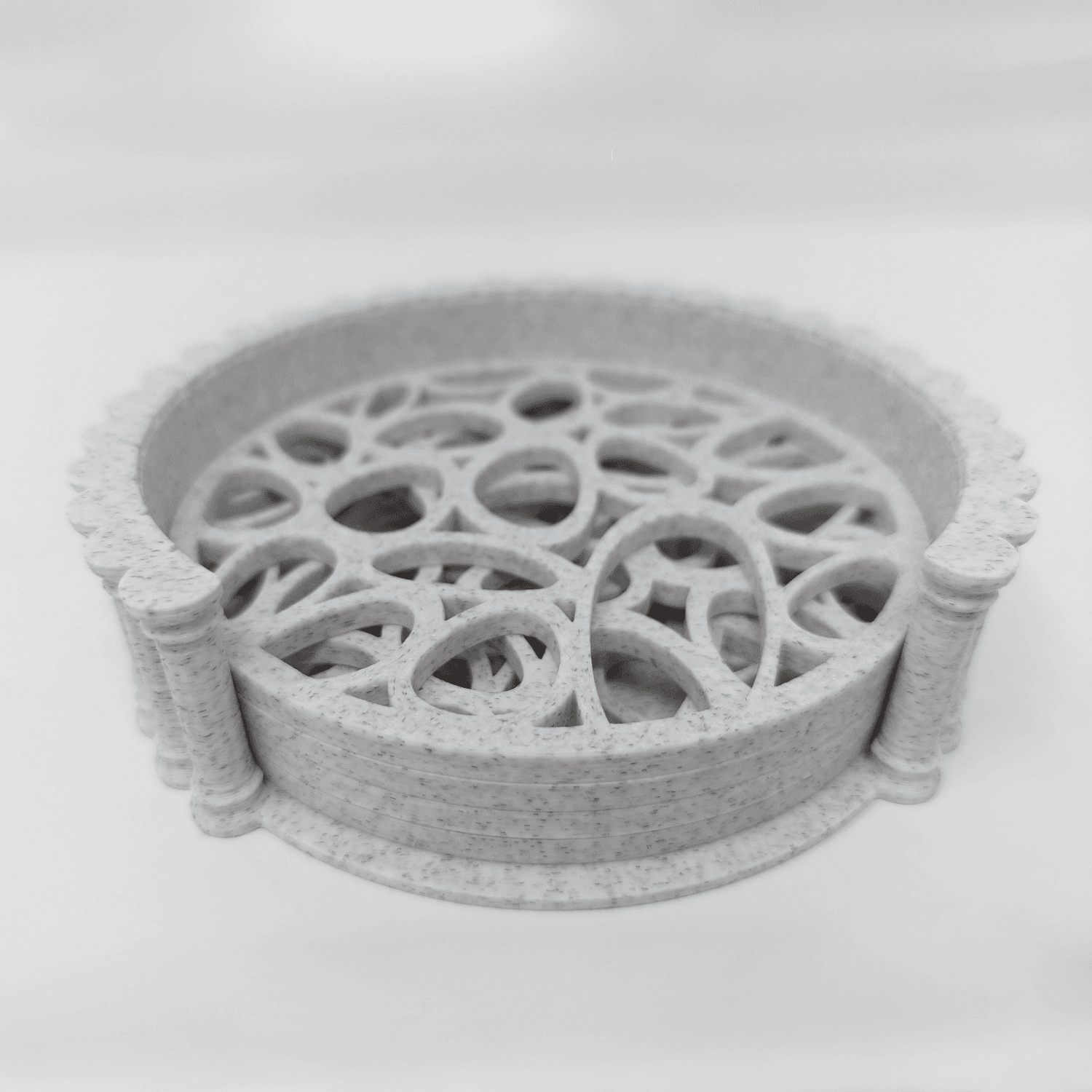 Infinity artificial flower vase 3d model