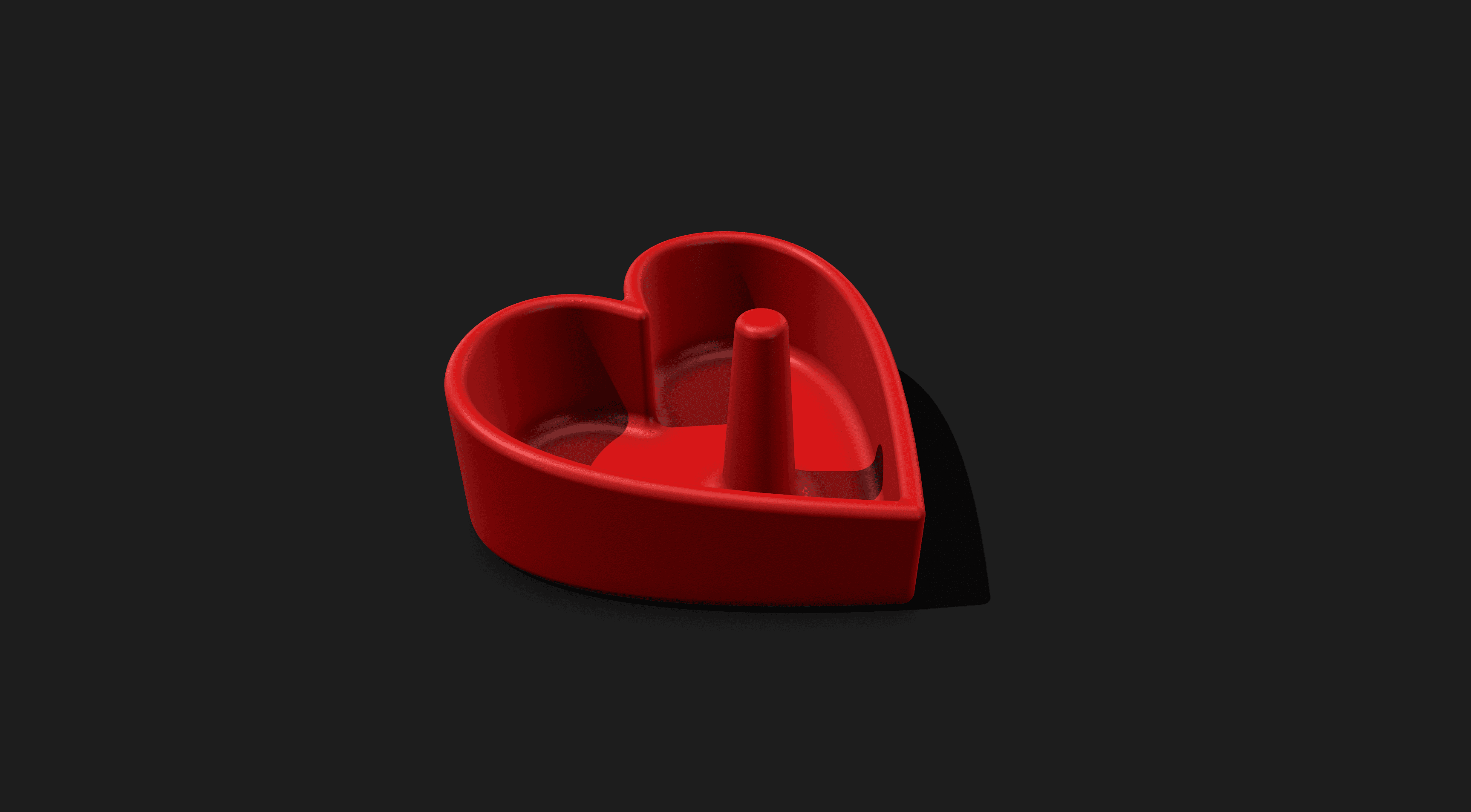 Heart Ring Holder Remix 3d model