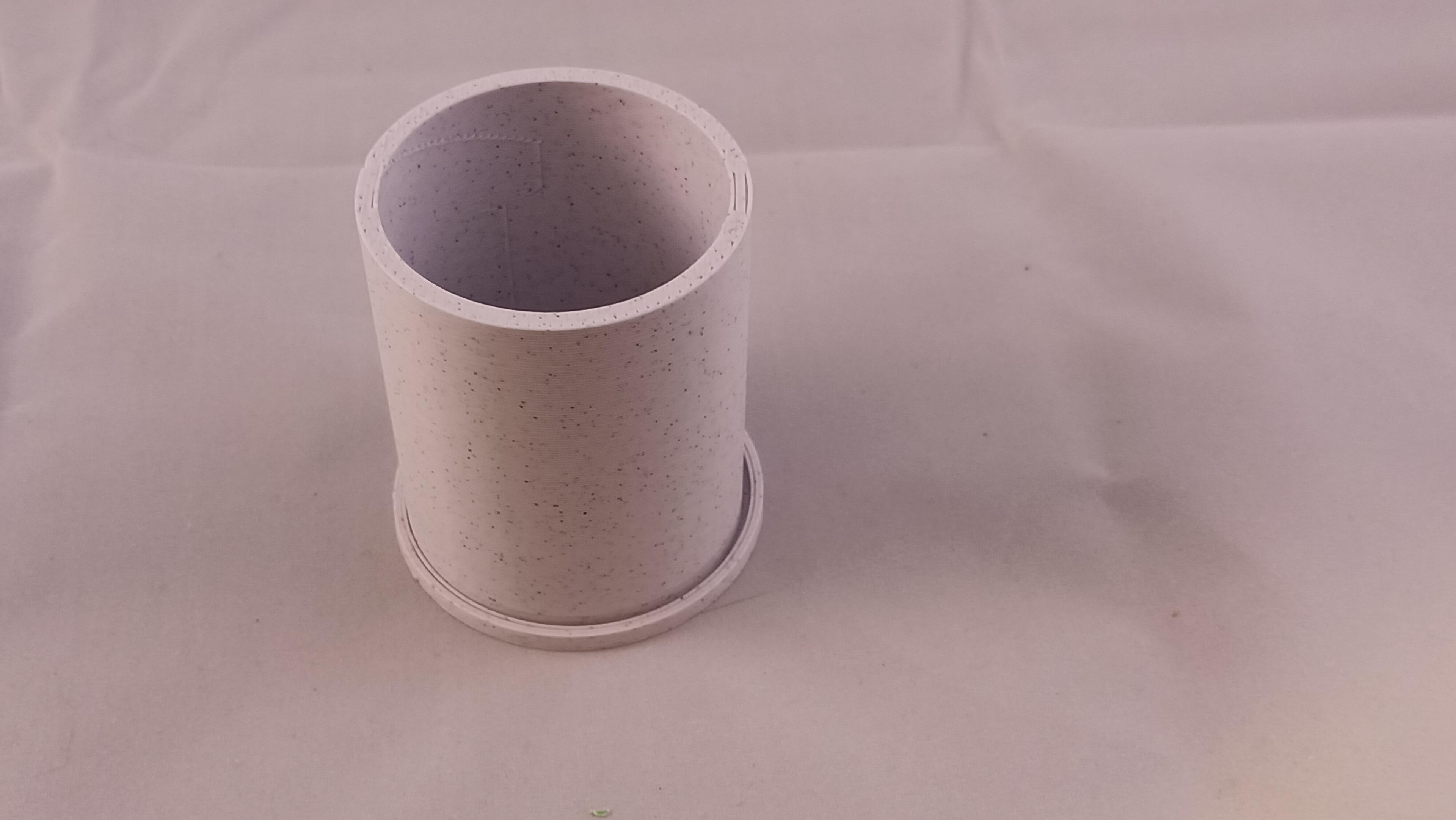 Cylinder Succulent pots or desk organizer 3d model