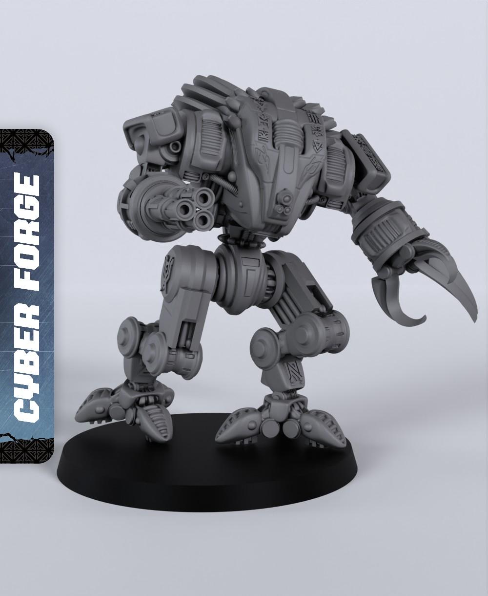 Kaplan Assault Bot - With Free Cyberpunk Warhammer - 40k Sci-Fi Gift Ideas for RPG and Wargamers 3d model
