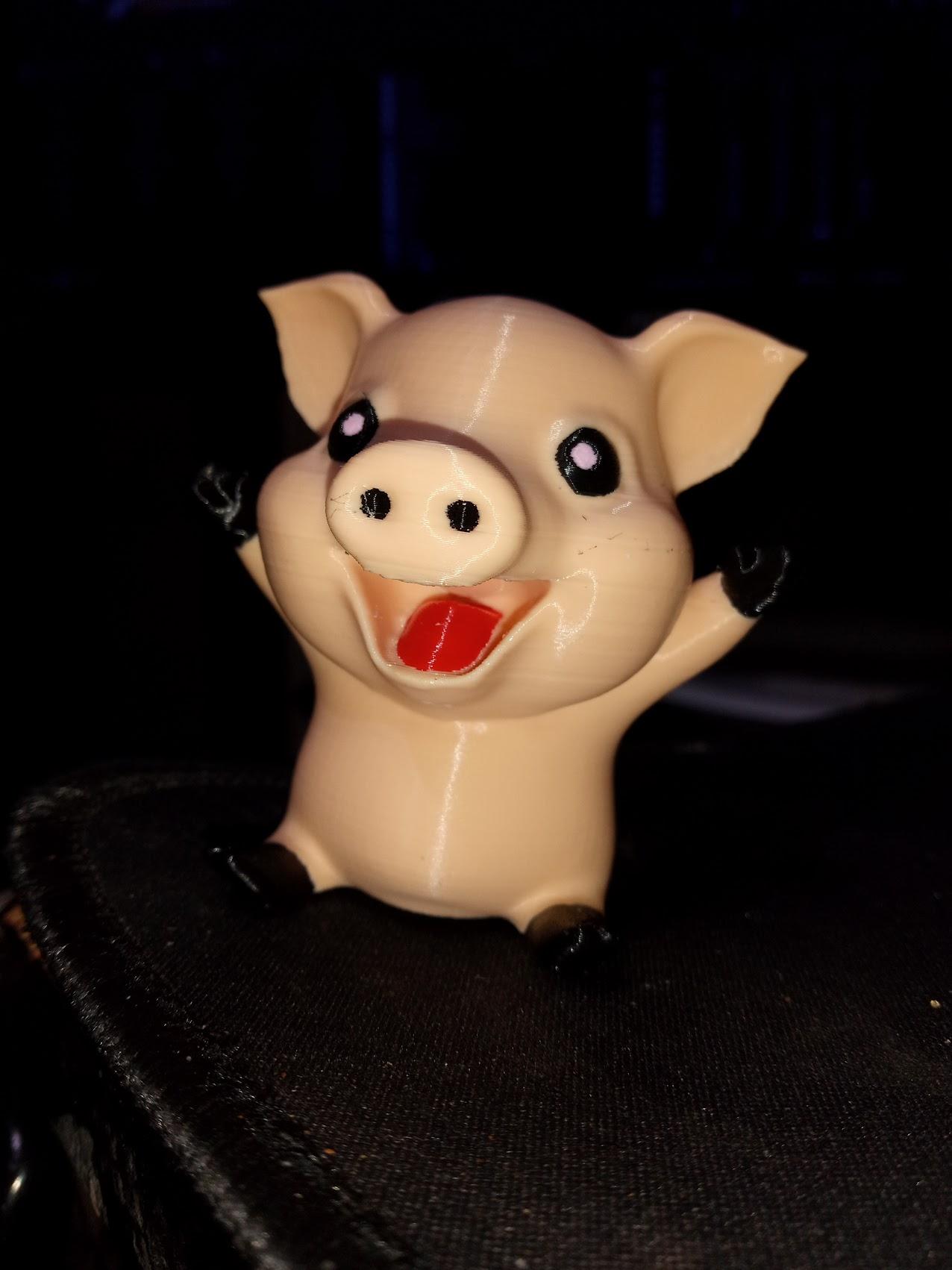 Happy Piglet 3d model