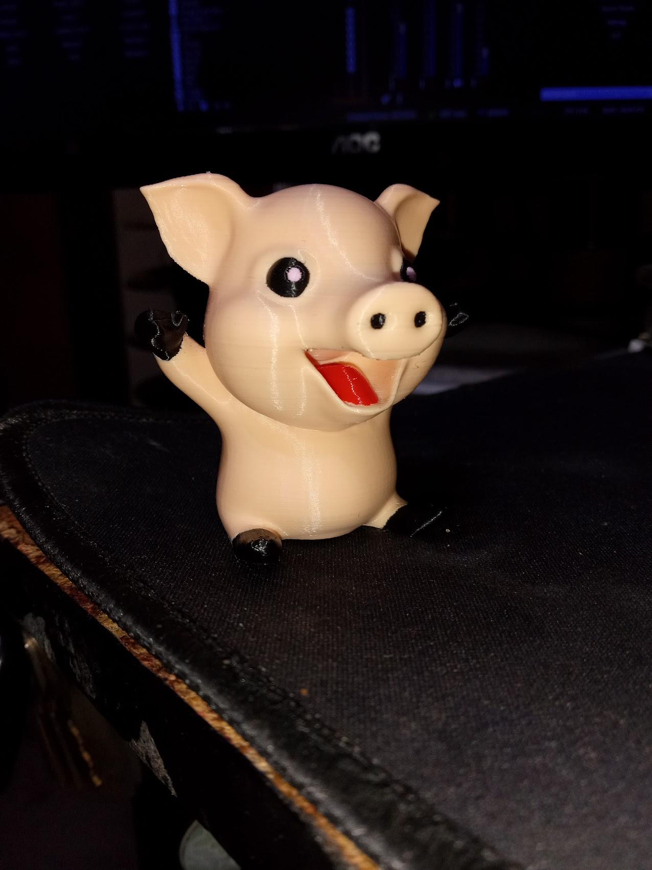 Happy Piglet 3d model