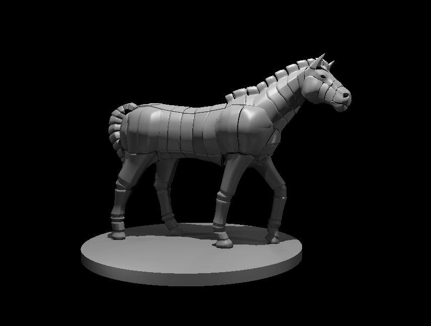 Clockwork Horse - Clockwork Horse - 3d model render - D&D - 3d model