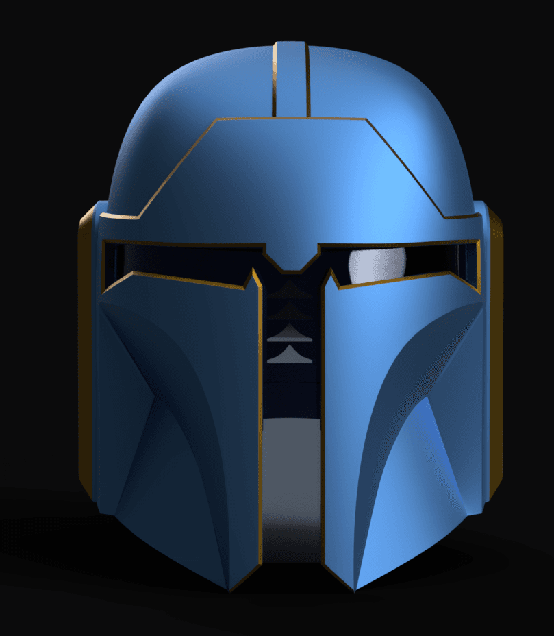 "Cerberus" - Custom Post Imperial Helmet 3d model