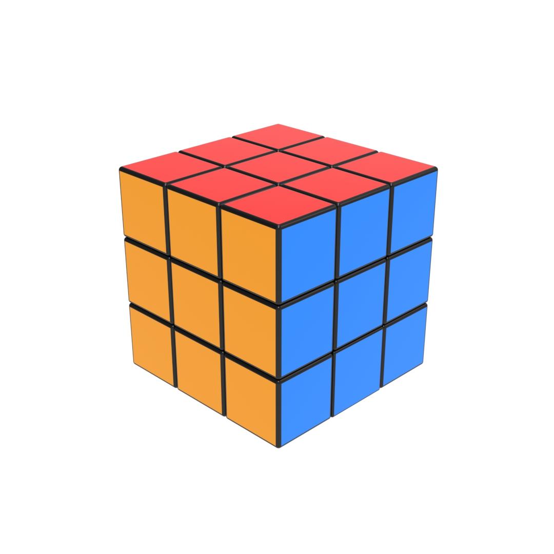 Rubik's Cube.igs 3d model