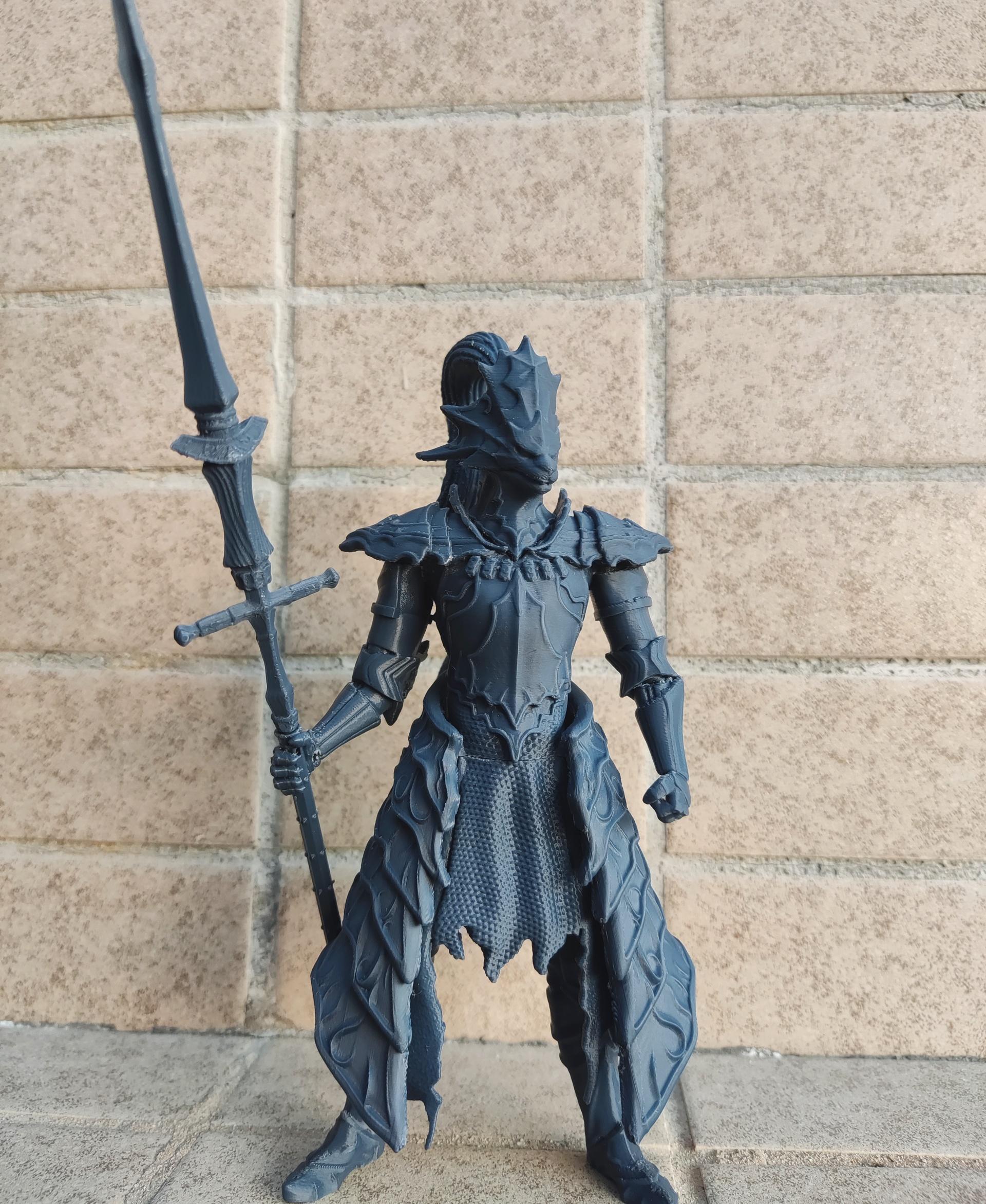 Dragon Slayer Ornstein Figure (Pre-Supported) - I use Bambu Lab A1 mini made this,its great - 3d model