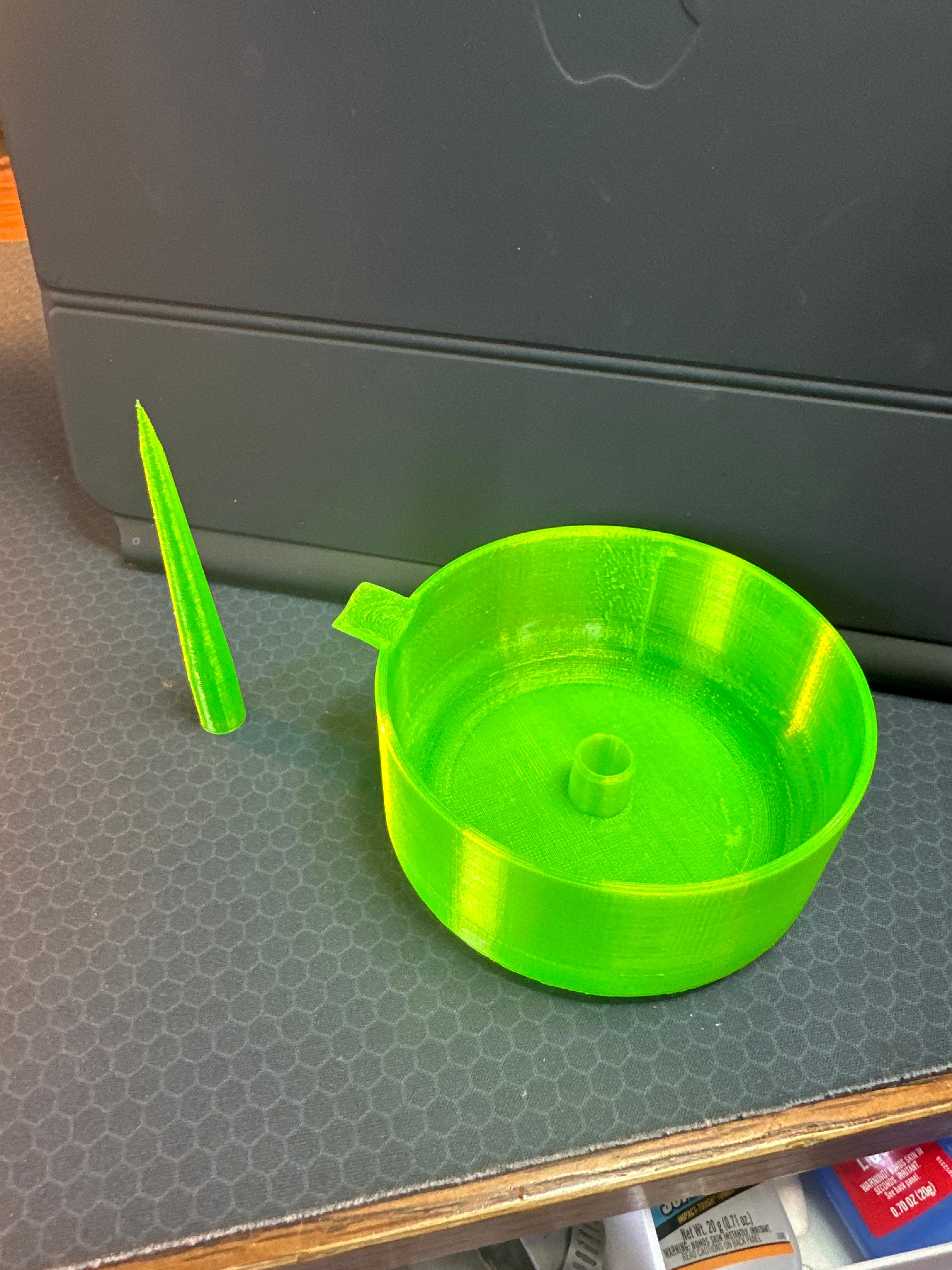 3D Ashtray & 3D D-Bowler 3d model