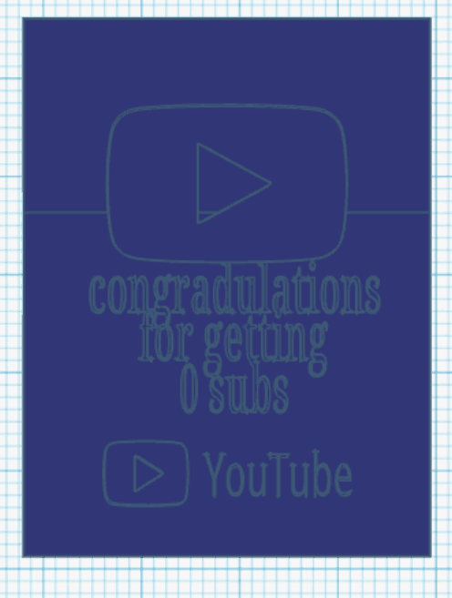 youtube play button 3d model