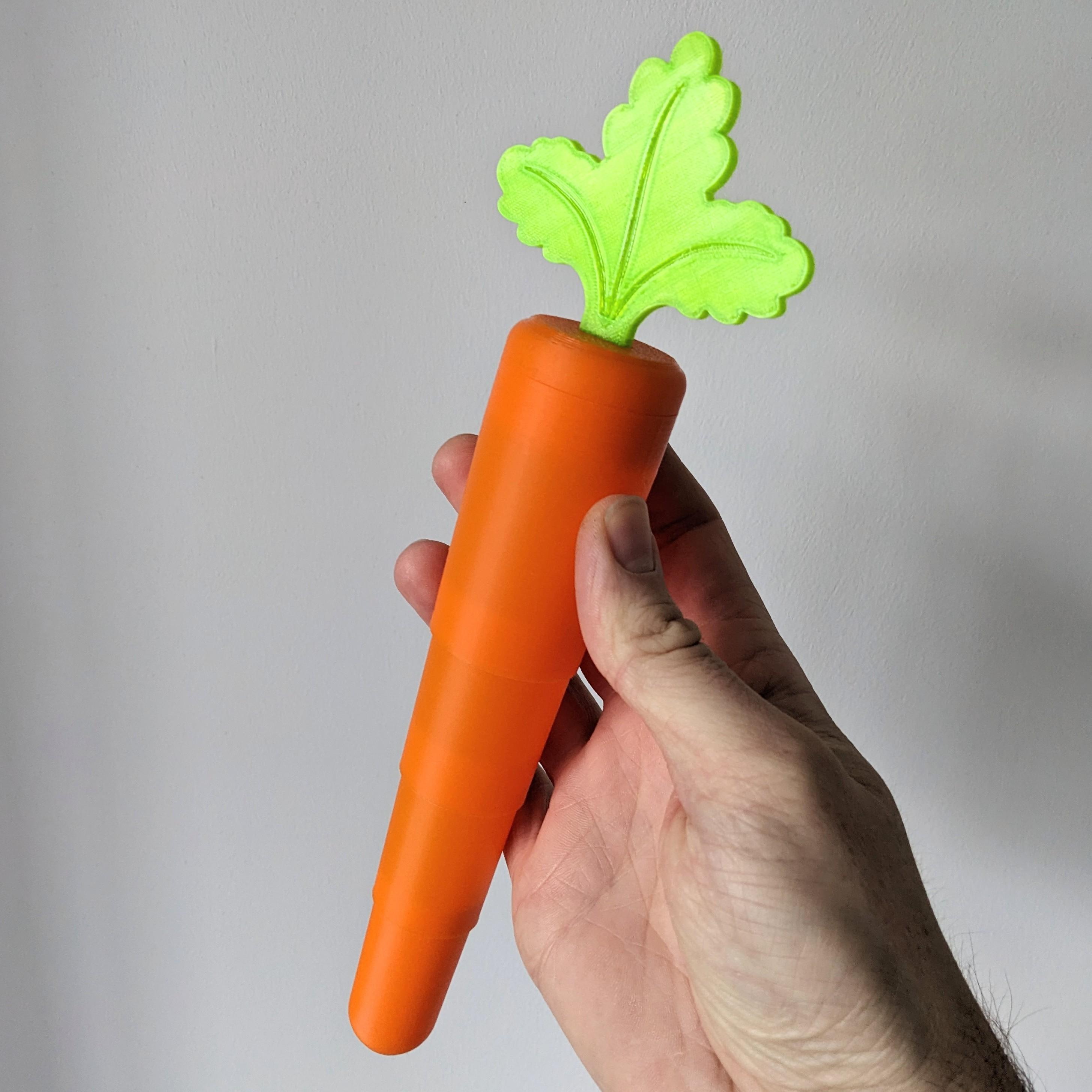 Collapsing Carrot  3d model