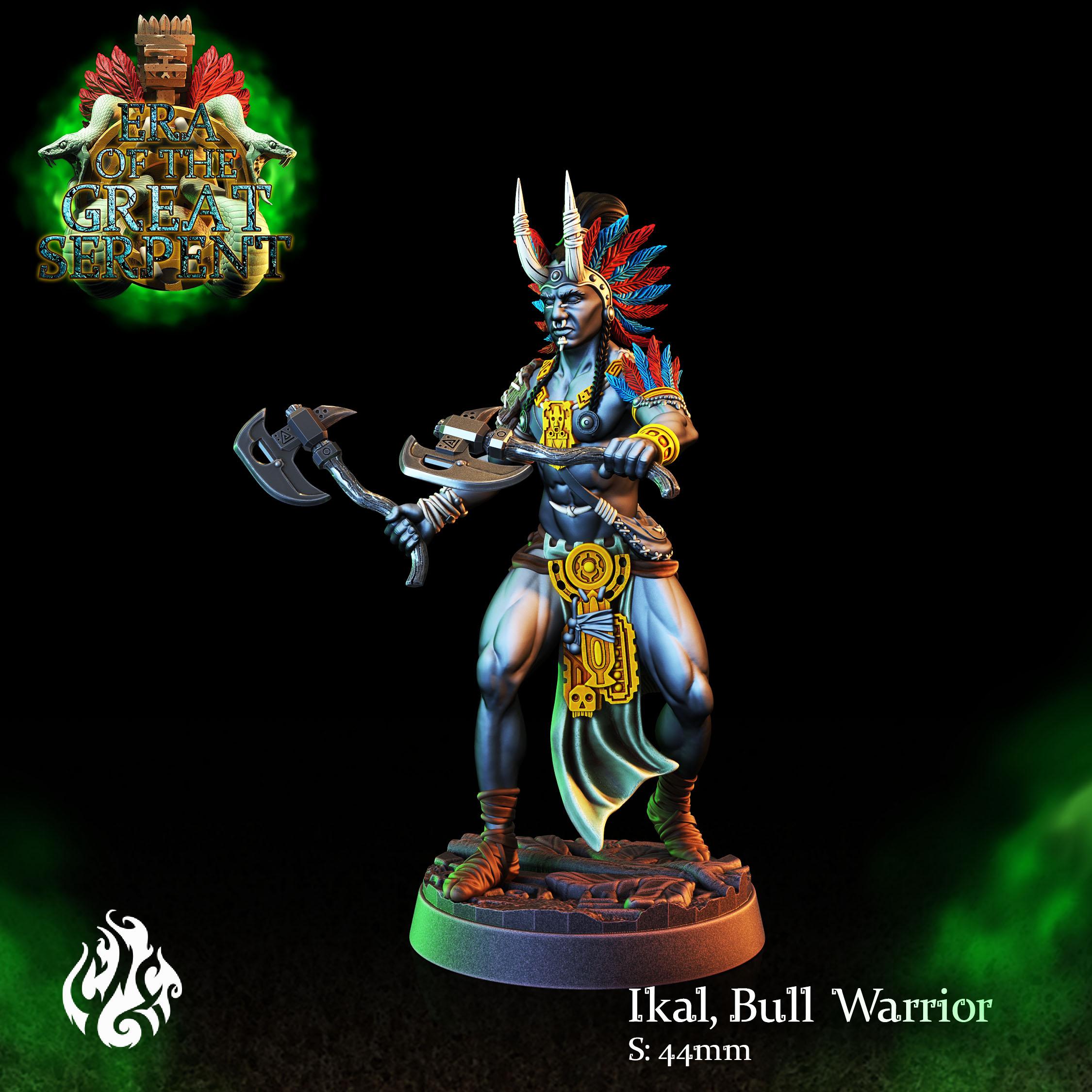 Ikal, Bull Warrior 3d model