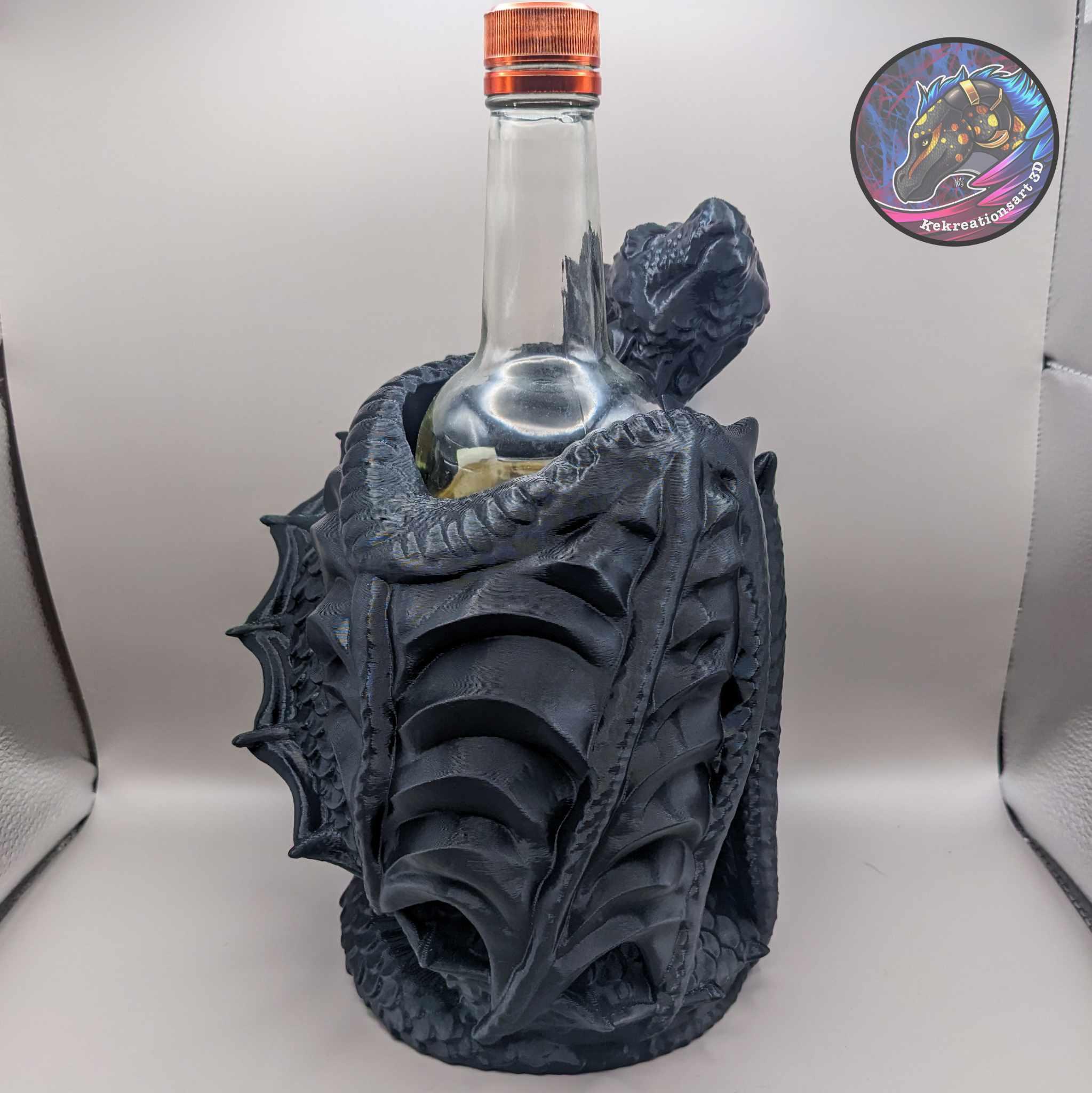 Dragon Wine Bottle Holder 3d model