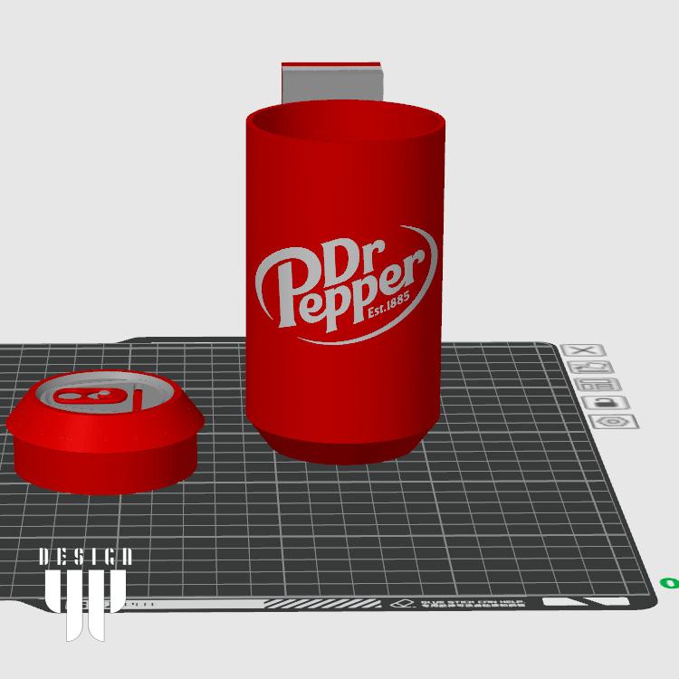 Soda Can Piggy Bank 3d model