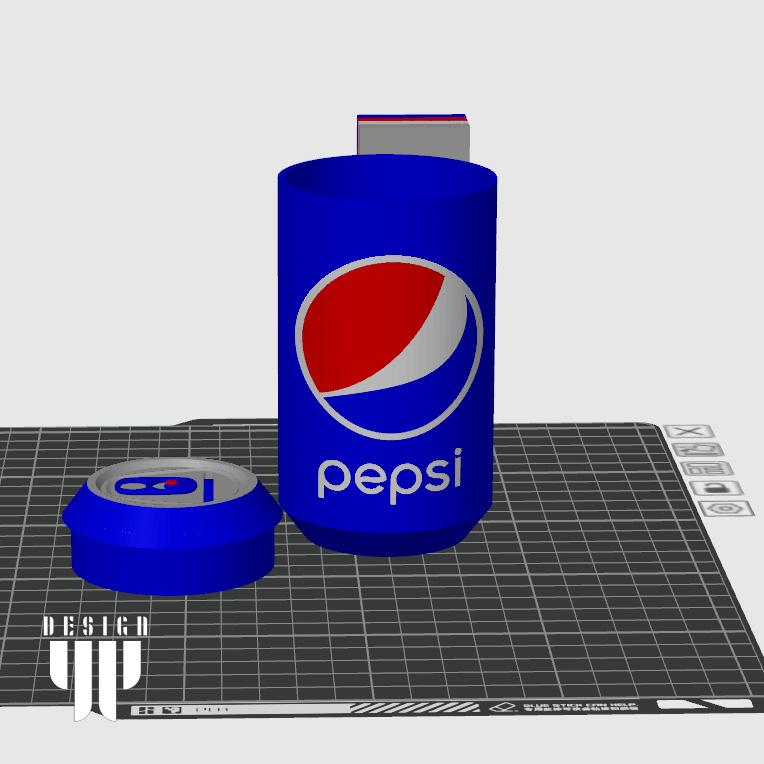 Soda Can Piggy Bank 3d model