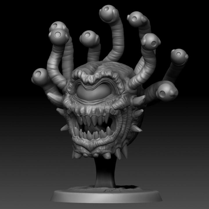 Eye Nightmare Miniature (Pre-Supported) 3d model