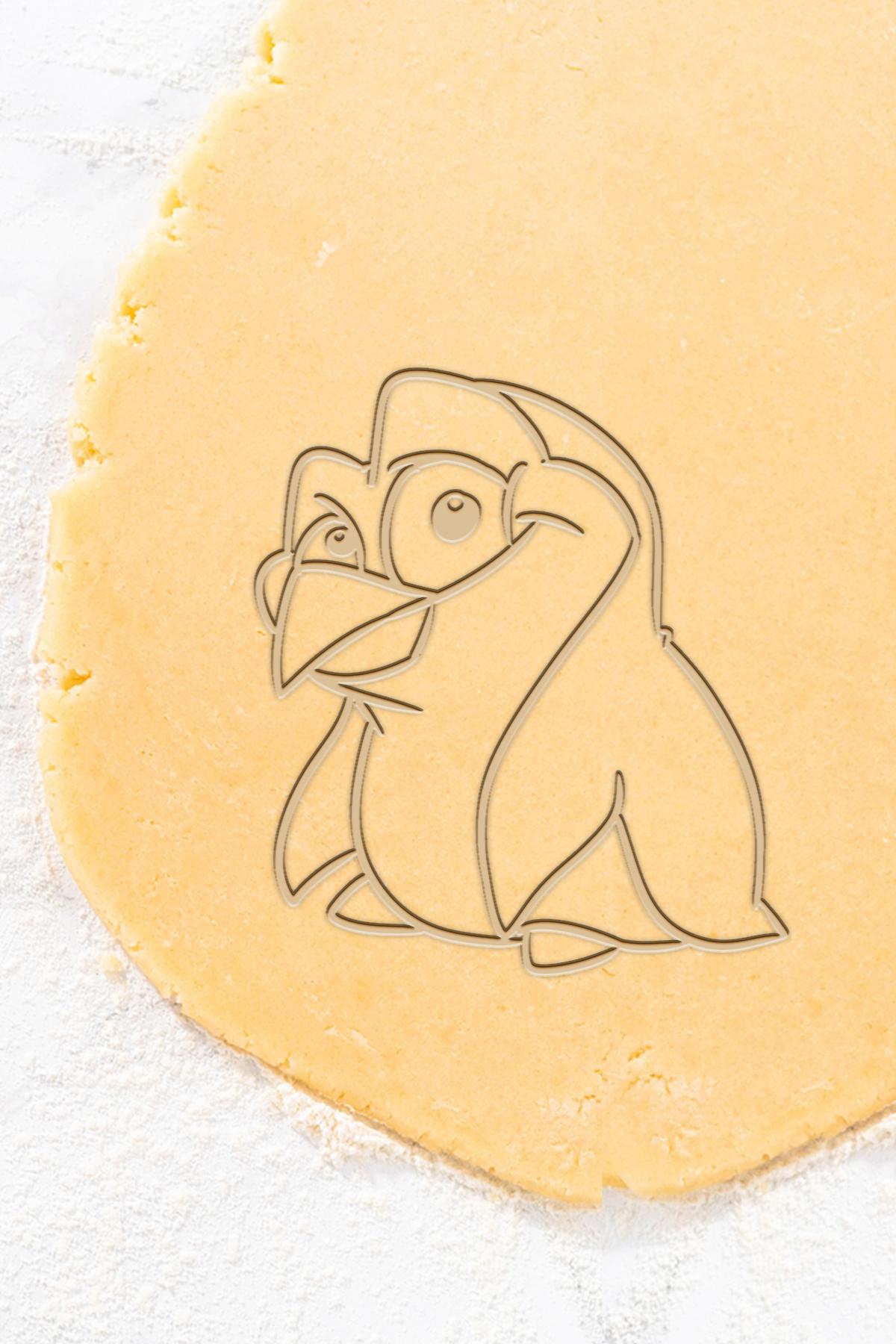 Penguin Cookie Cutter, Biscuit Cutter 3d model