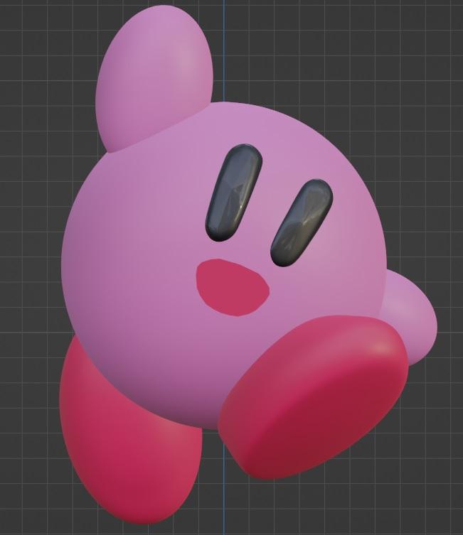 Kirby 3d model