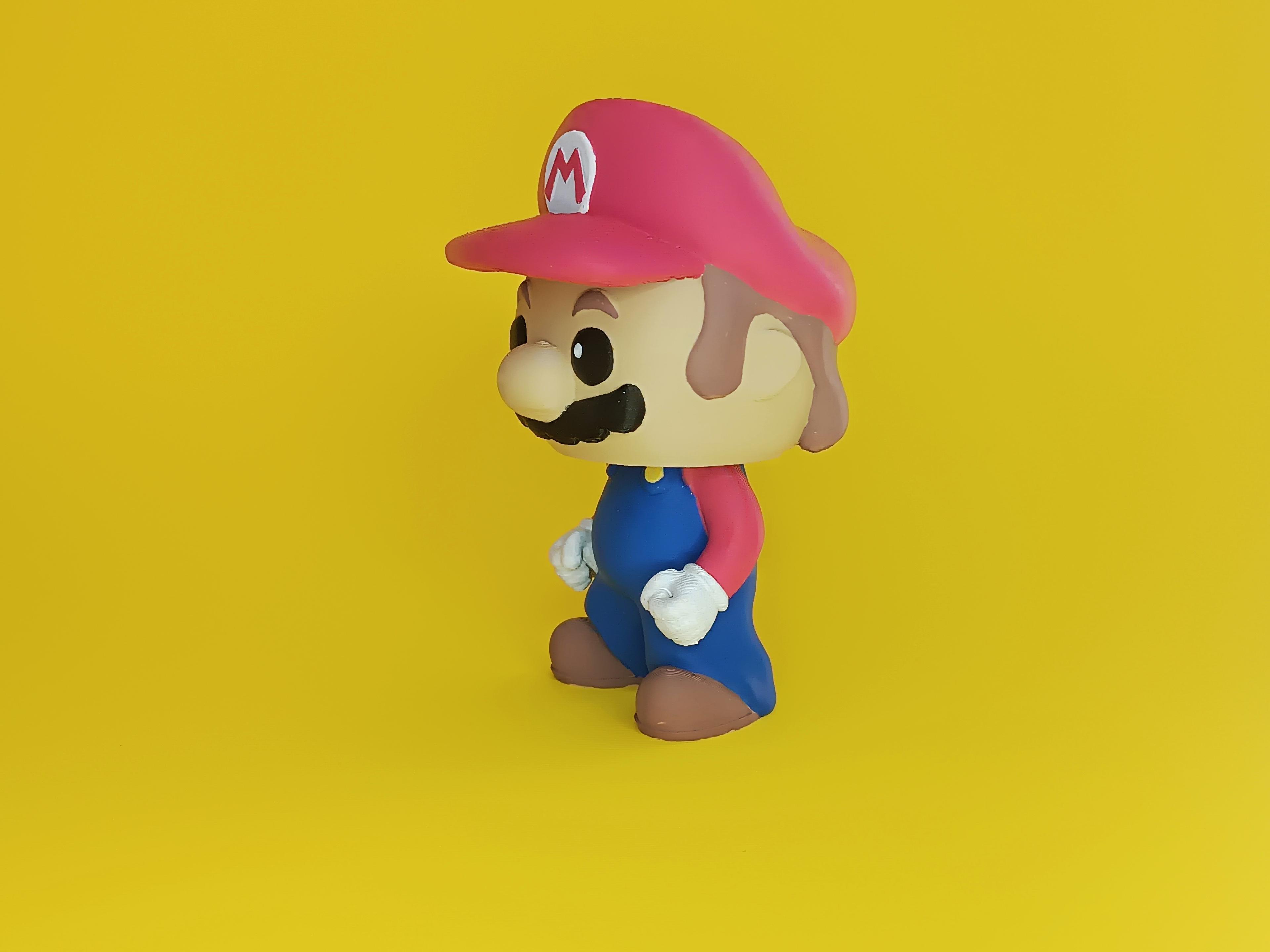 SuperMario Funko Pop Bobblehead | STL + 3MF (COLORED VERSION) 3d model