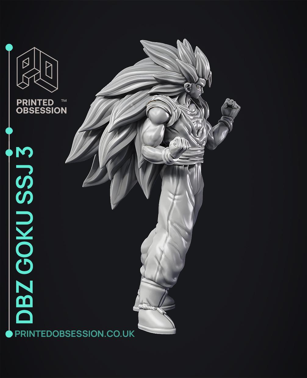 Goku SSJ3 - Dragon Ball Z - Fan Art 3d model