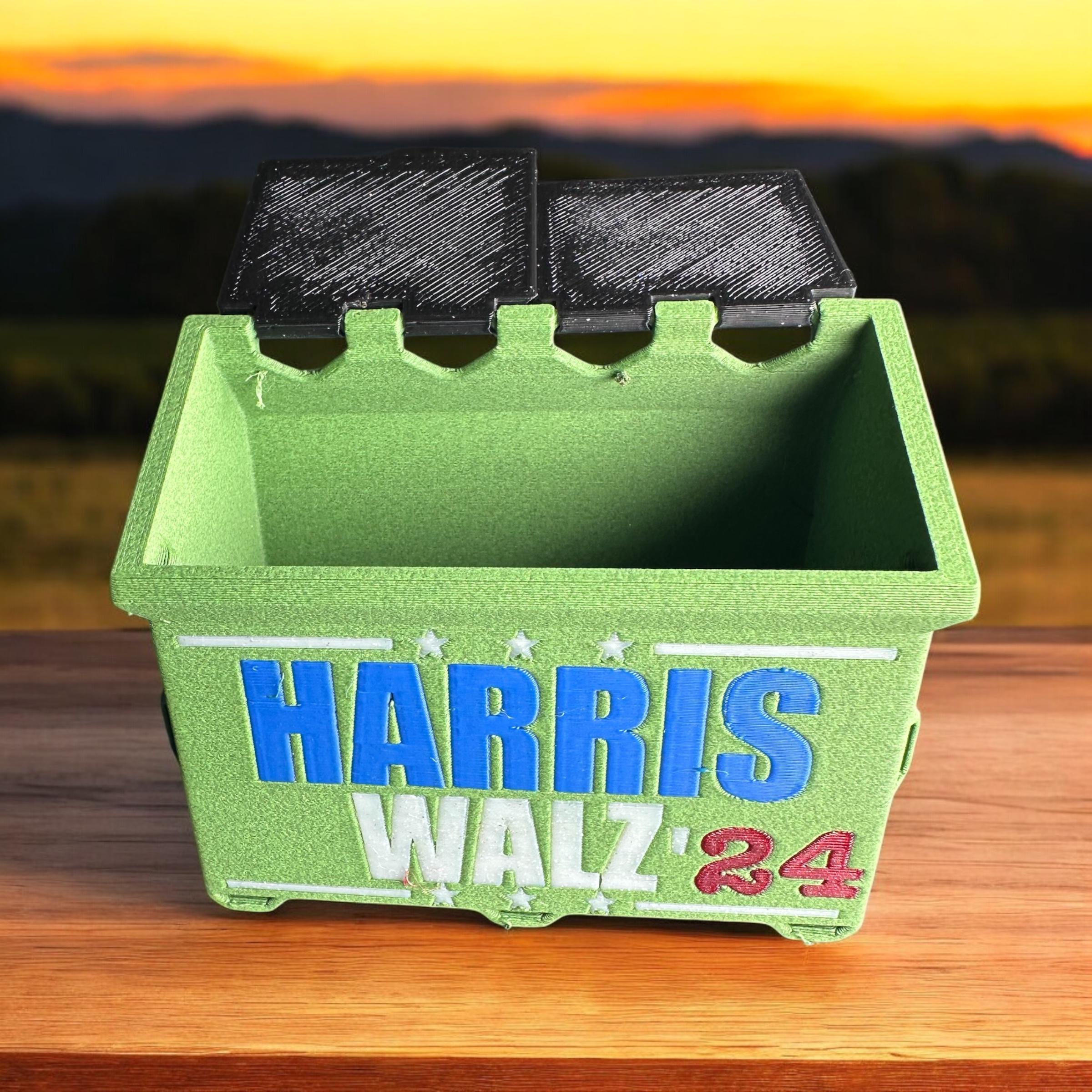 Kamala Harris Campaign, Gag, Ballot box, funny, meme, election, trump 3d model